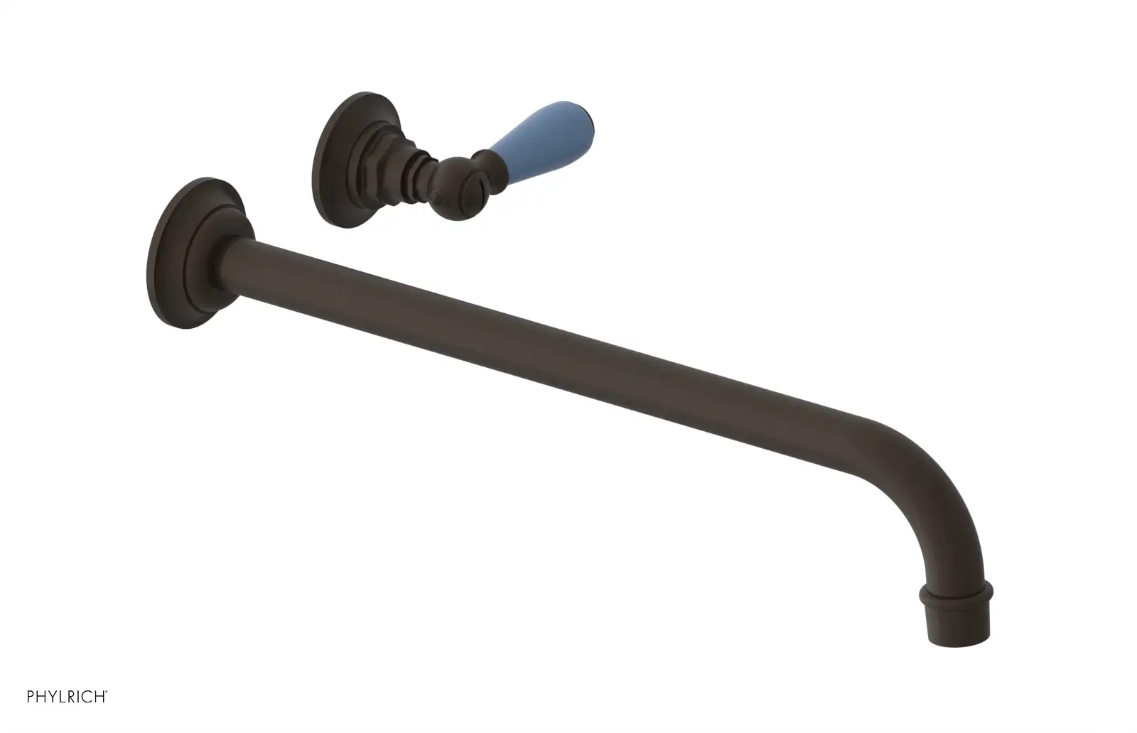 Phylrich Jamestown 14" Spout Single Handle Wall Lavatory Set by Phylrich