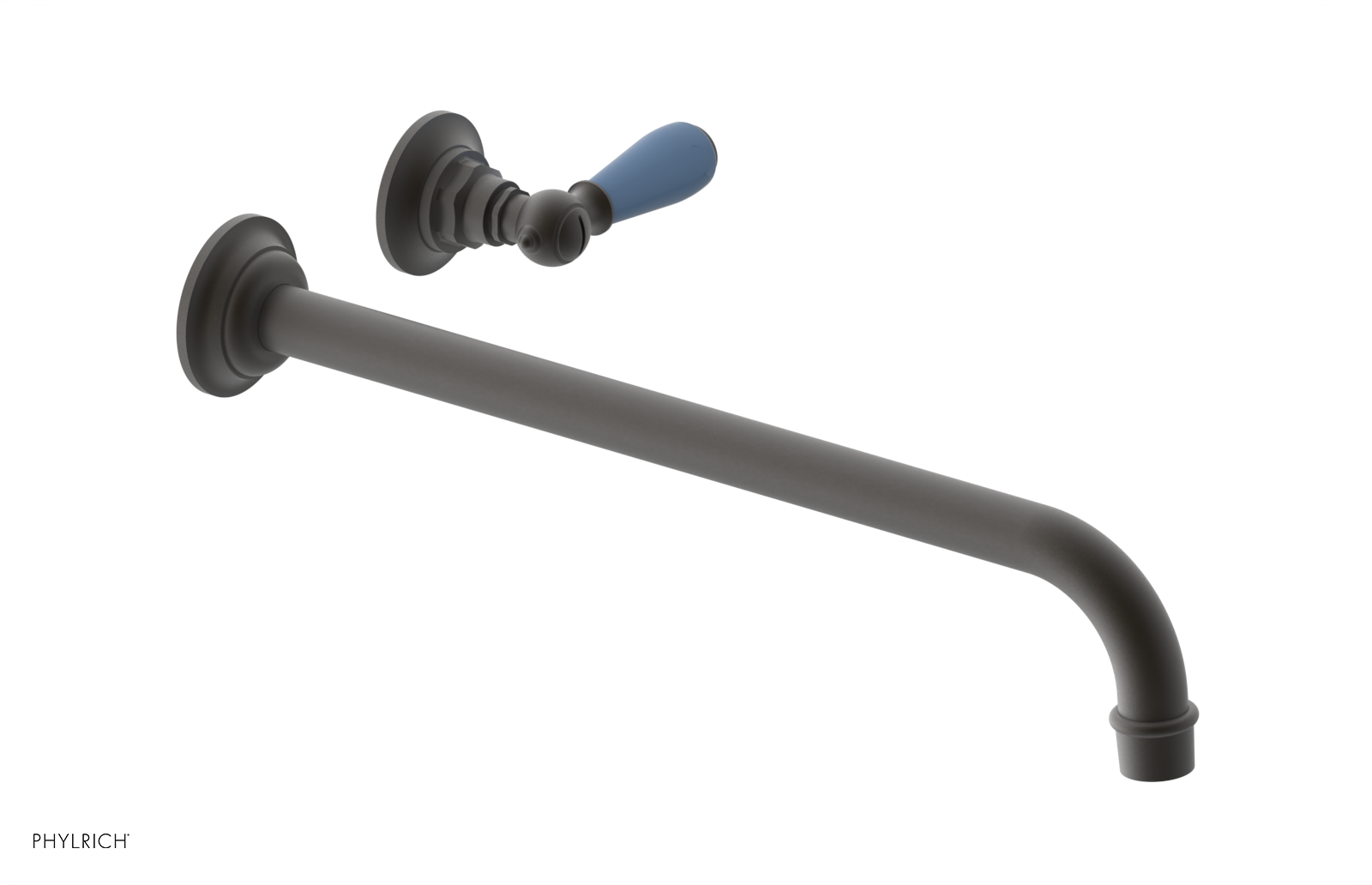 Phylrich Jamestown 14" Spout Single Handle Wall Lavatory Set