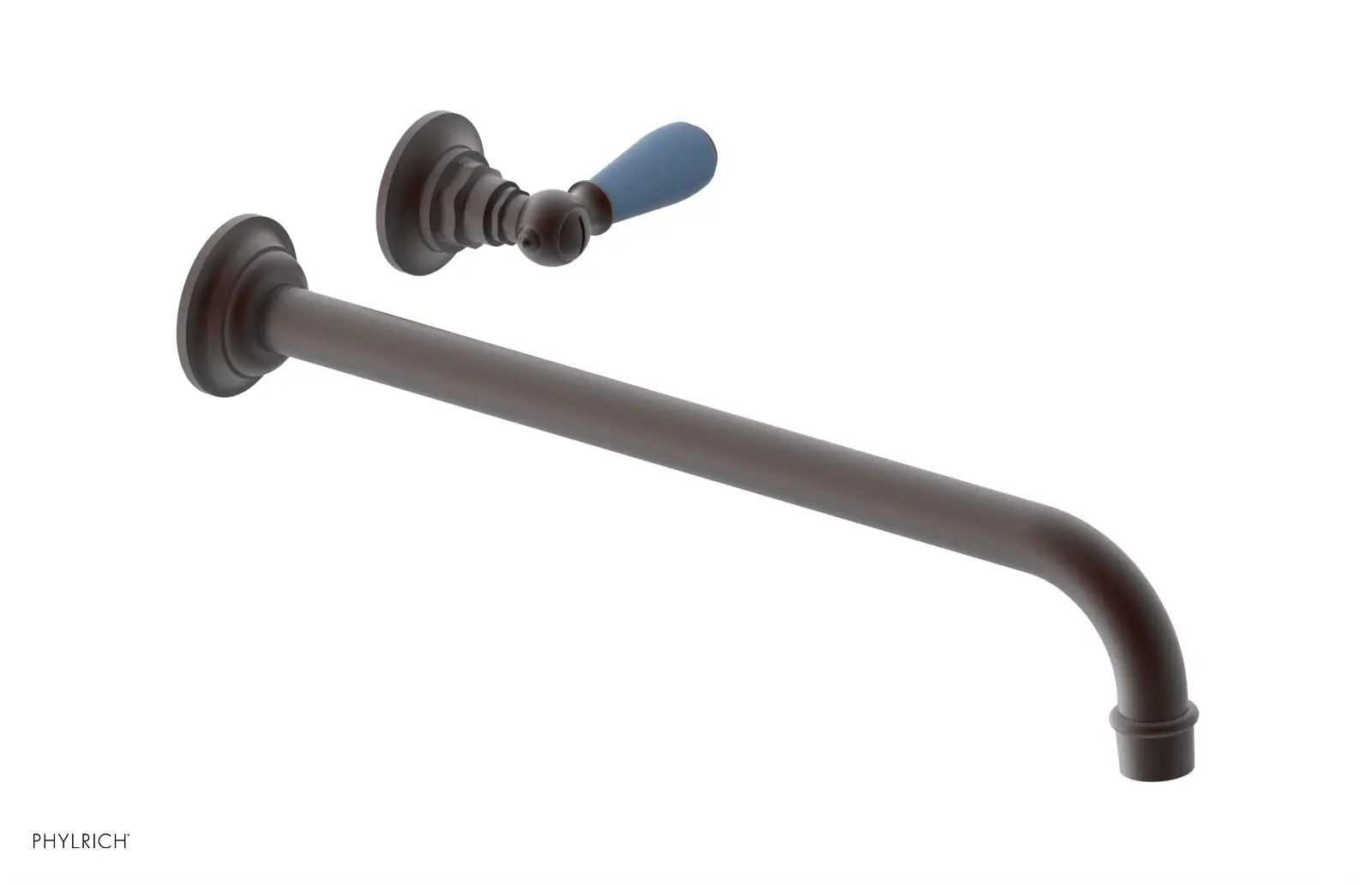 Phylrich Jamestown 14" Spout Single Handle Wall Lavatory Set by Phylrich