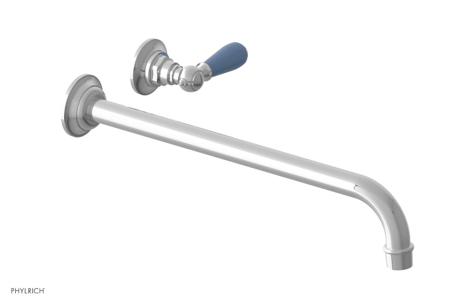 Phylrich Jamestown 14" Spout Single Handle Wall Lavatory Set by Phylrich