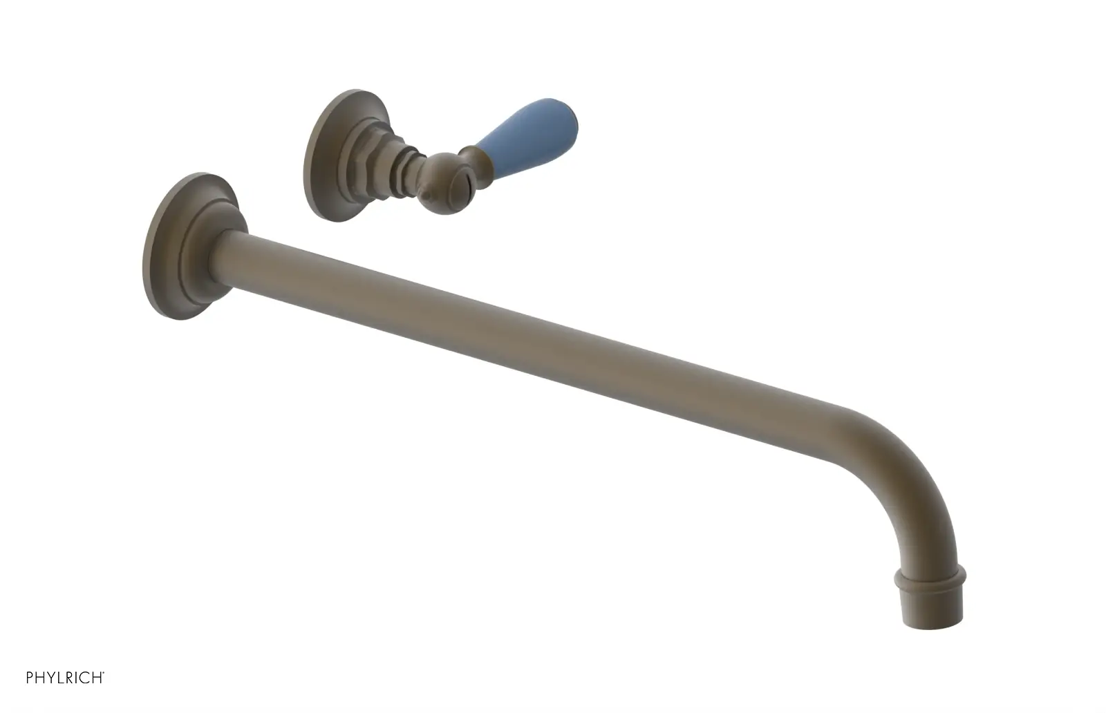 Phylrich Jamestown 14" Spout Single Handle Wall Lavatory Set by Phylrich