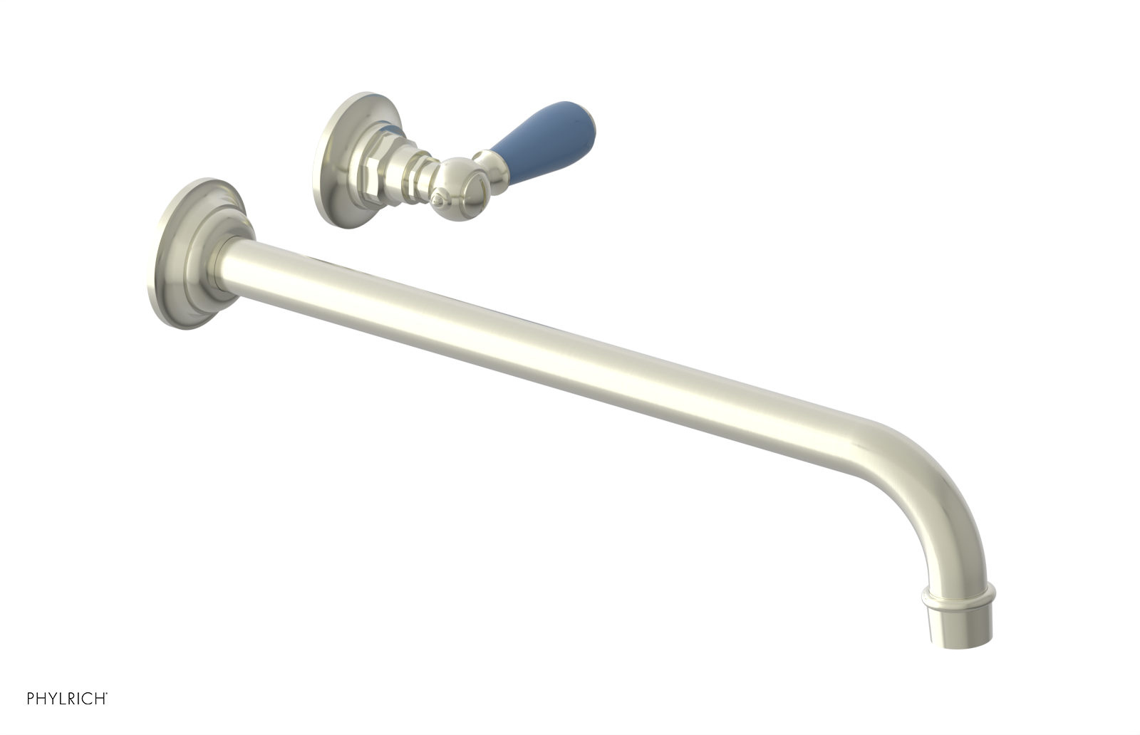 Phylrich Jamestown 14" Spout Single Handle Wall Lavatory Set by Phylrich