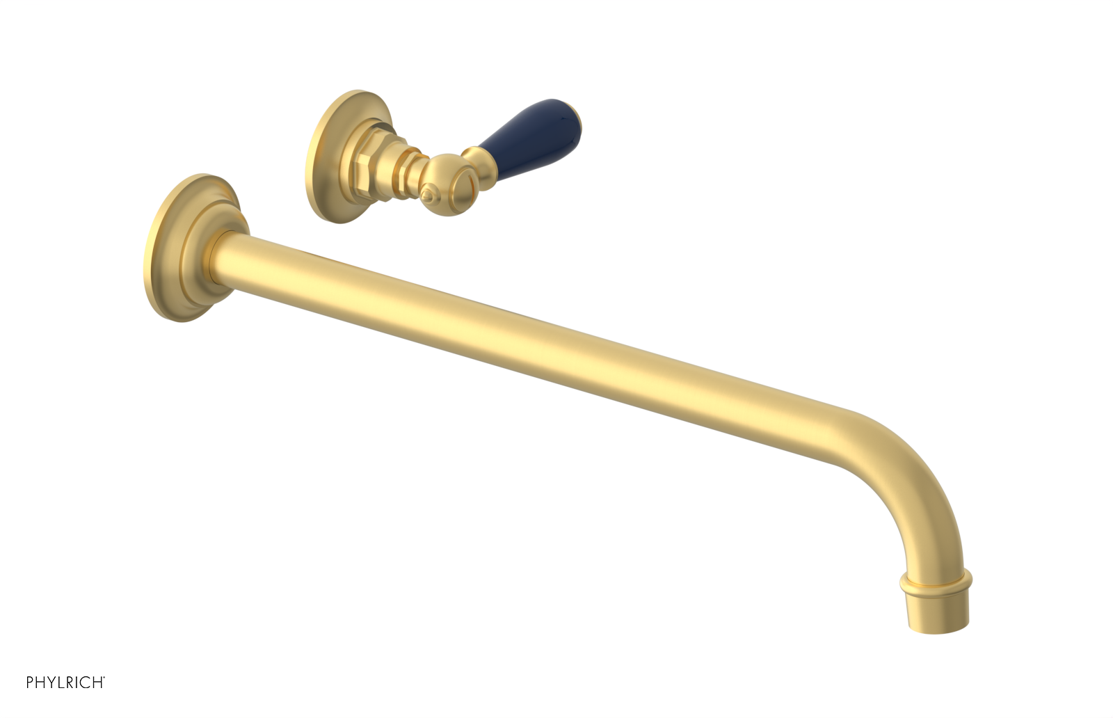 Phylrich Jamestown 14" Spout Single Handle Wall Lavatory Set by Phylrich