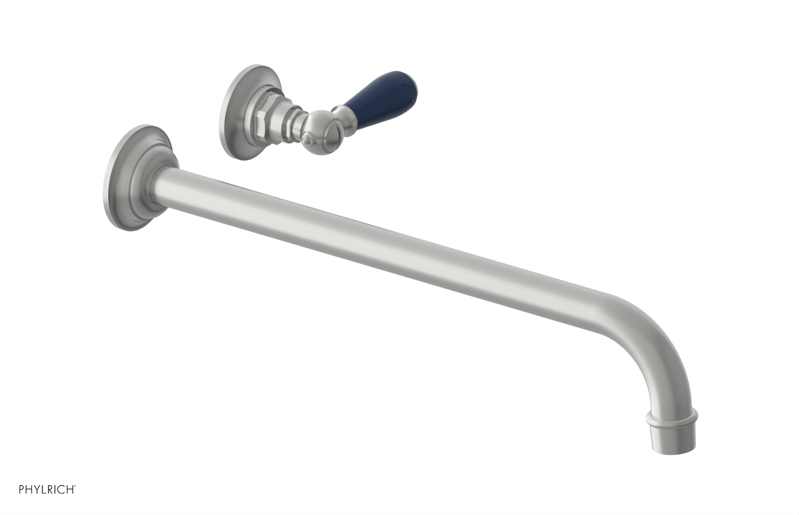 Phylrich Jamestown 14" Spout Single Handle Wall Lavatory Set by Phylrich
