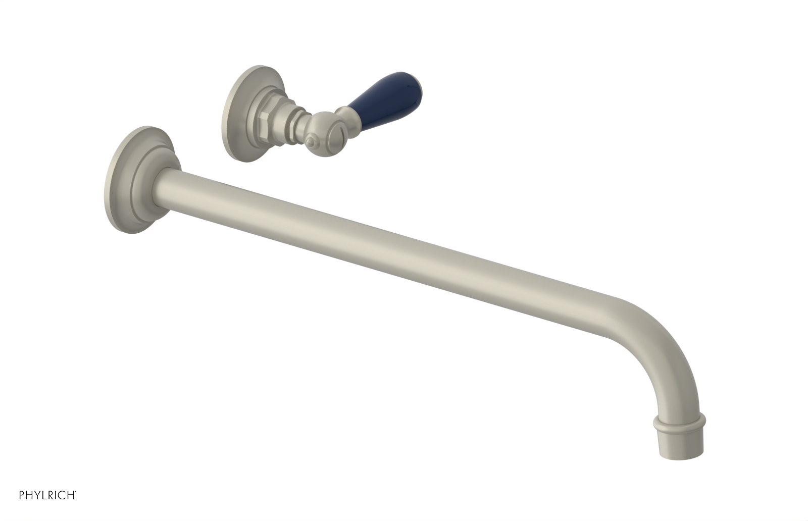 Phylrich Jamestown 14" Spout Single Handle Wall Lavatory Set by Phylrich