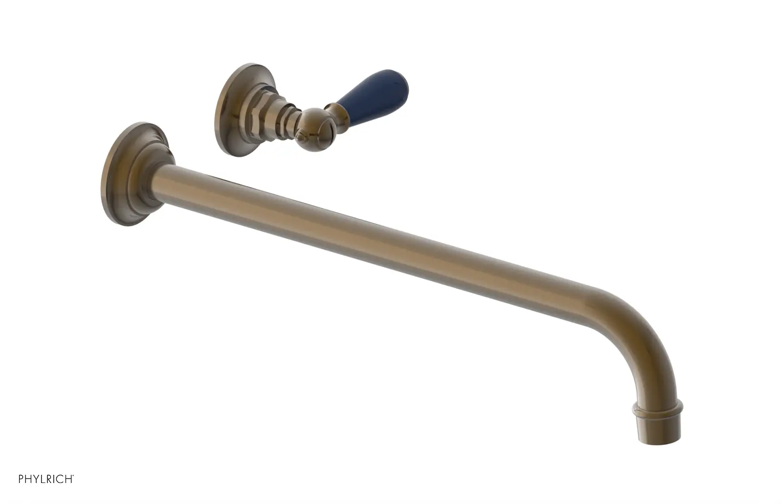Phylrich Jamestown 14" Spout Single Handle Wall Lavatory Set by Phylrich