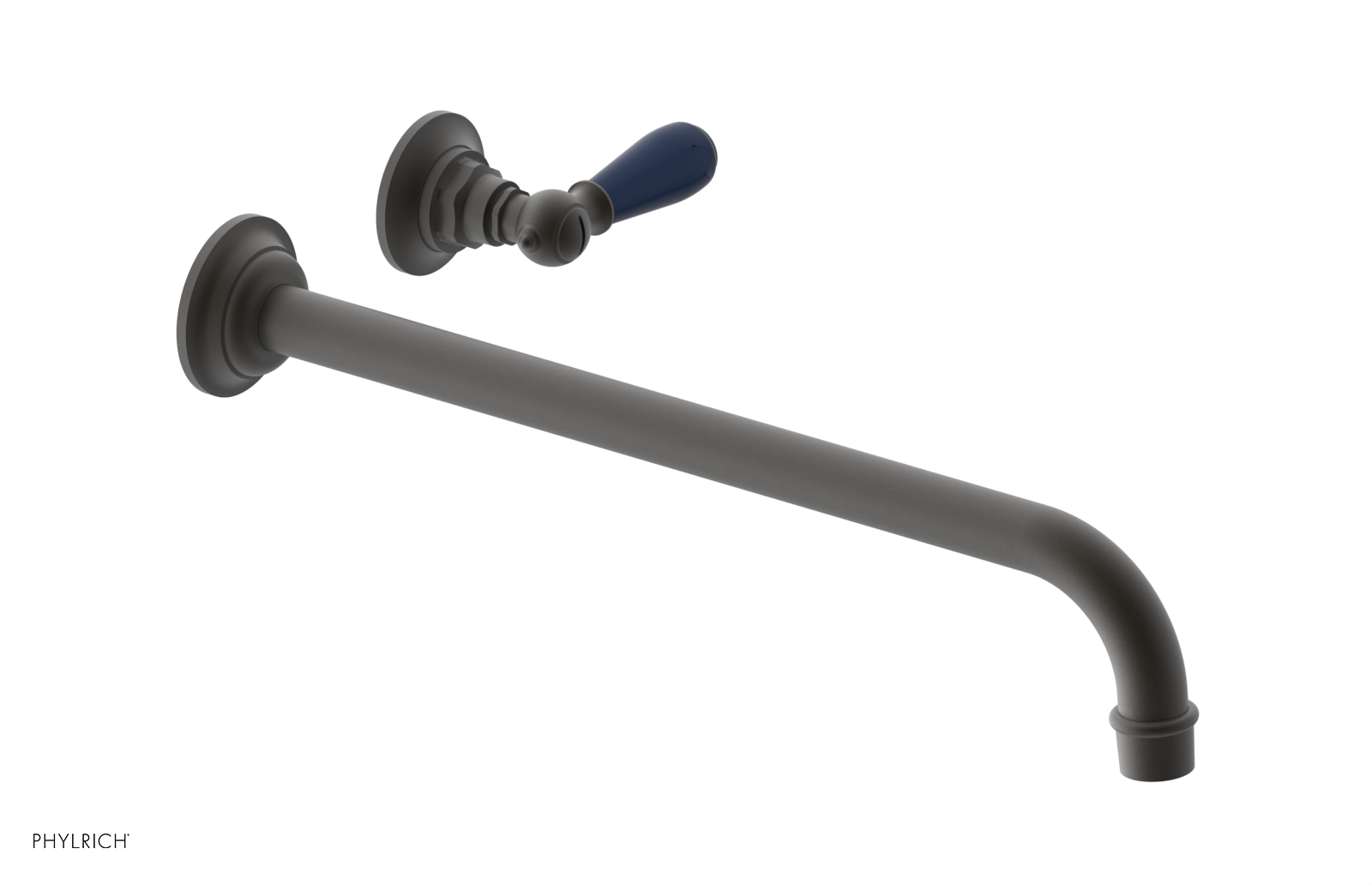 Phylrich Jamestown 14" Spout Single Handle Wall Lavatory Set by Phylrich