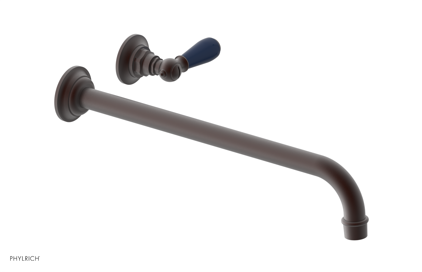 Phylrich Jamestown 14" Spout Single Handle Wall Lavatory Set by Phylrich
