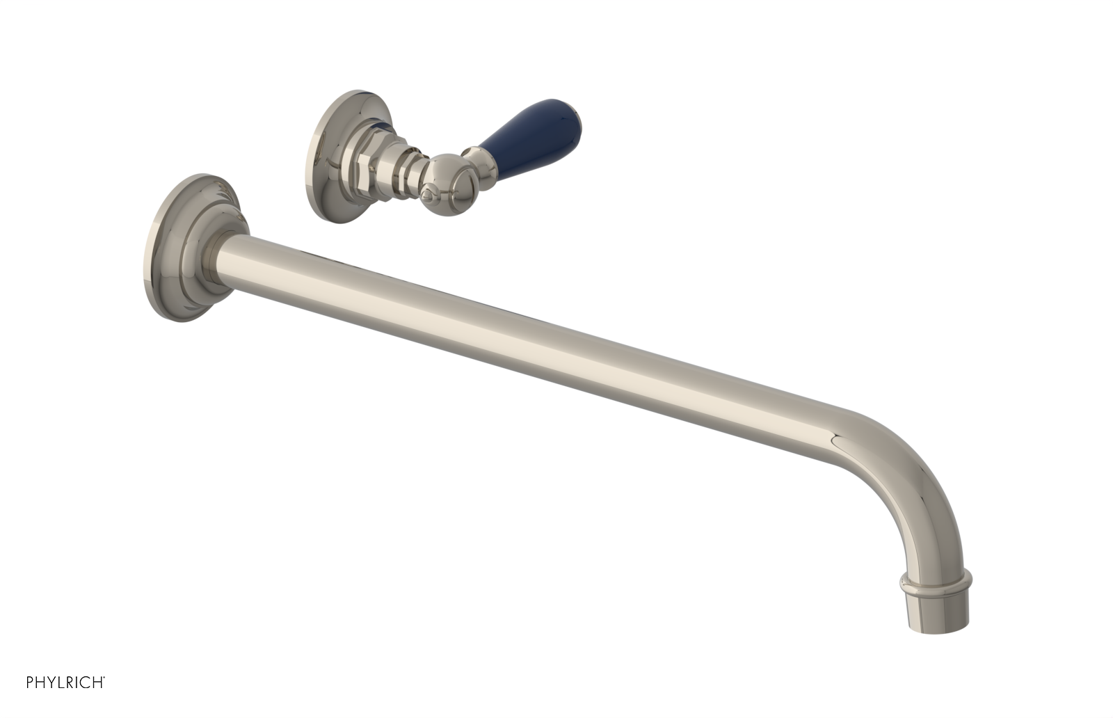 Phylrich Jamestown 14" Spout Single Handle Wall Lavatory Set by Phylrich