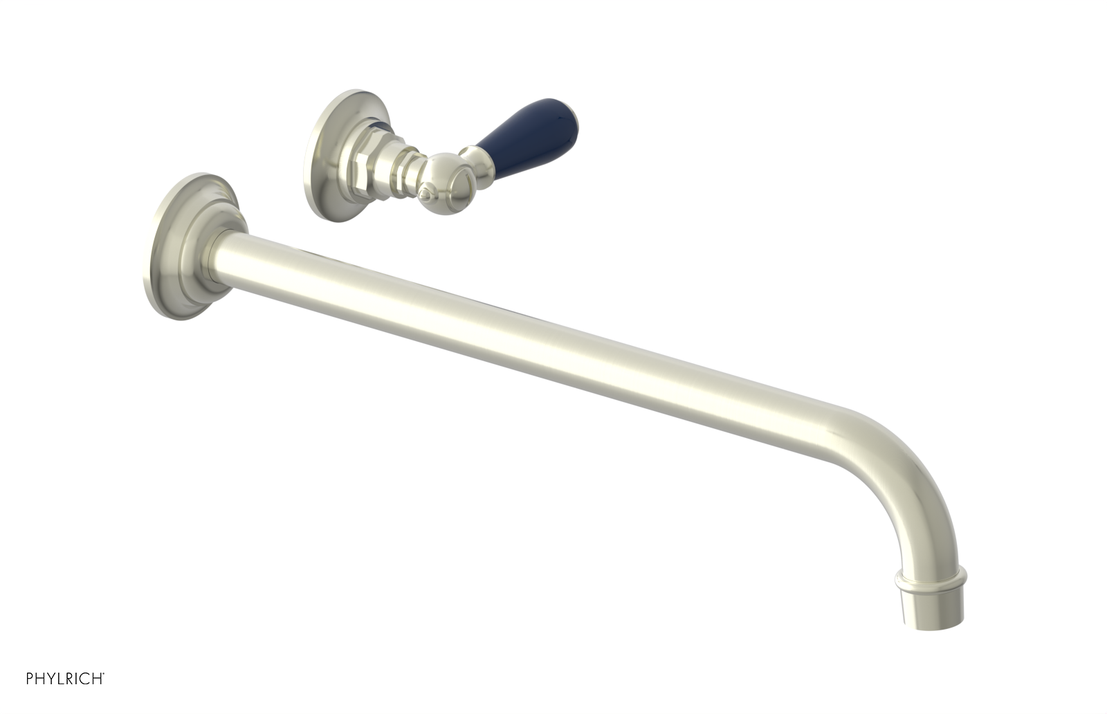 Phylrich Jamestown 14" Spout Single Handle Wall Lavatory Set