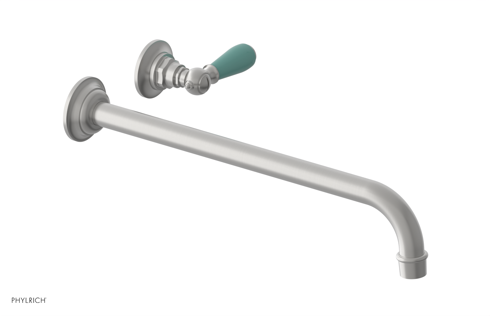 Phylrich Jamestown 14" Spout Single Handle Wall Lavatory Set by Phylrich