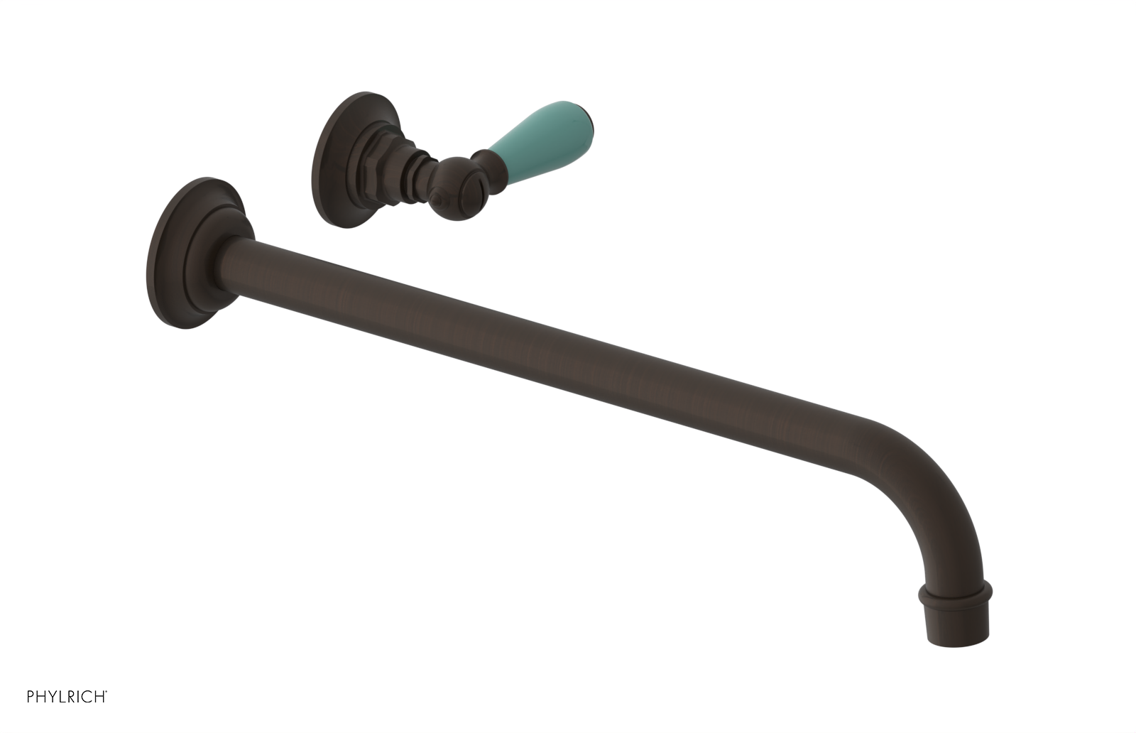 Phylrich Jamestown 14" Spout Single Handle Wall Lavatory Set