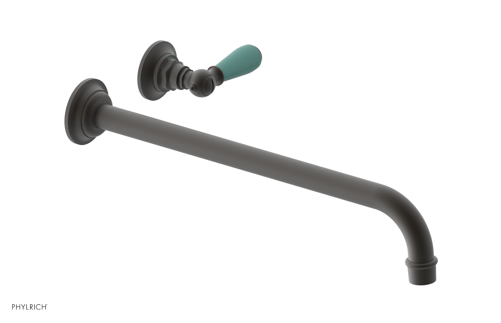 Phylrich Jamestown 14" Spout Single Handle Wall Lavatory Set