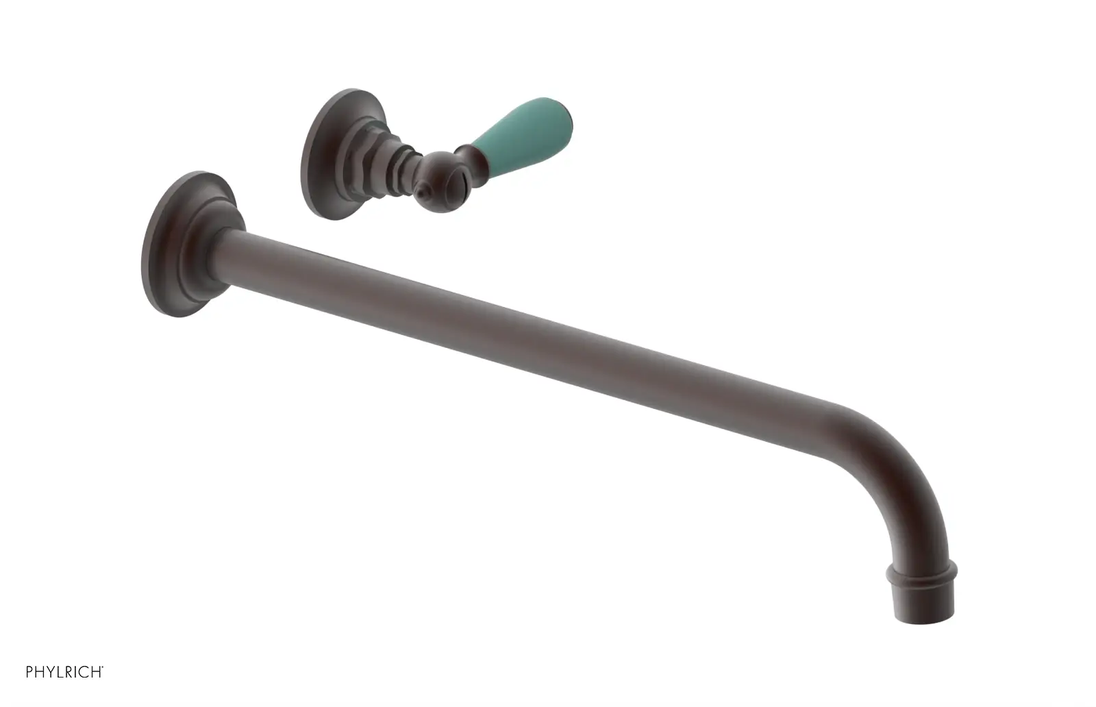 Phylrich Jamestown 14" Spout Single Handle Wall Lavatory Set by Phylrich