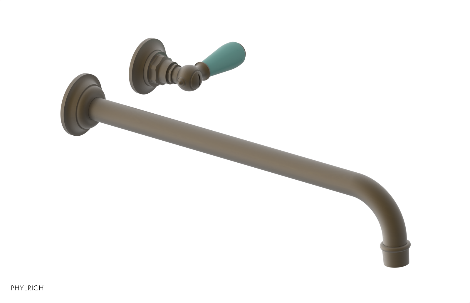 Phylrich Jamestown 14" Spout Single Handle Wall Lavatory Set by Phylrich