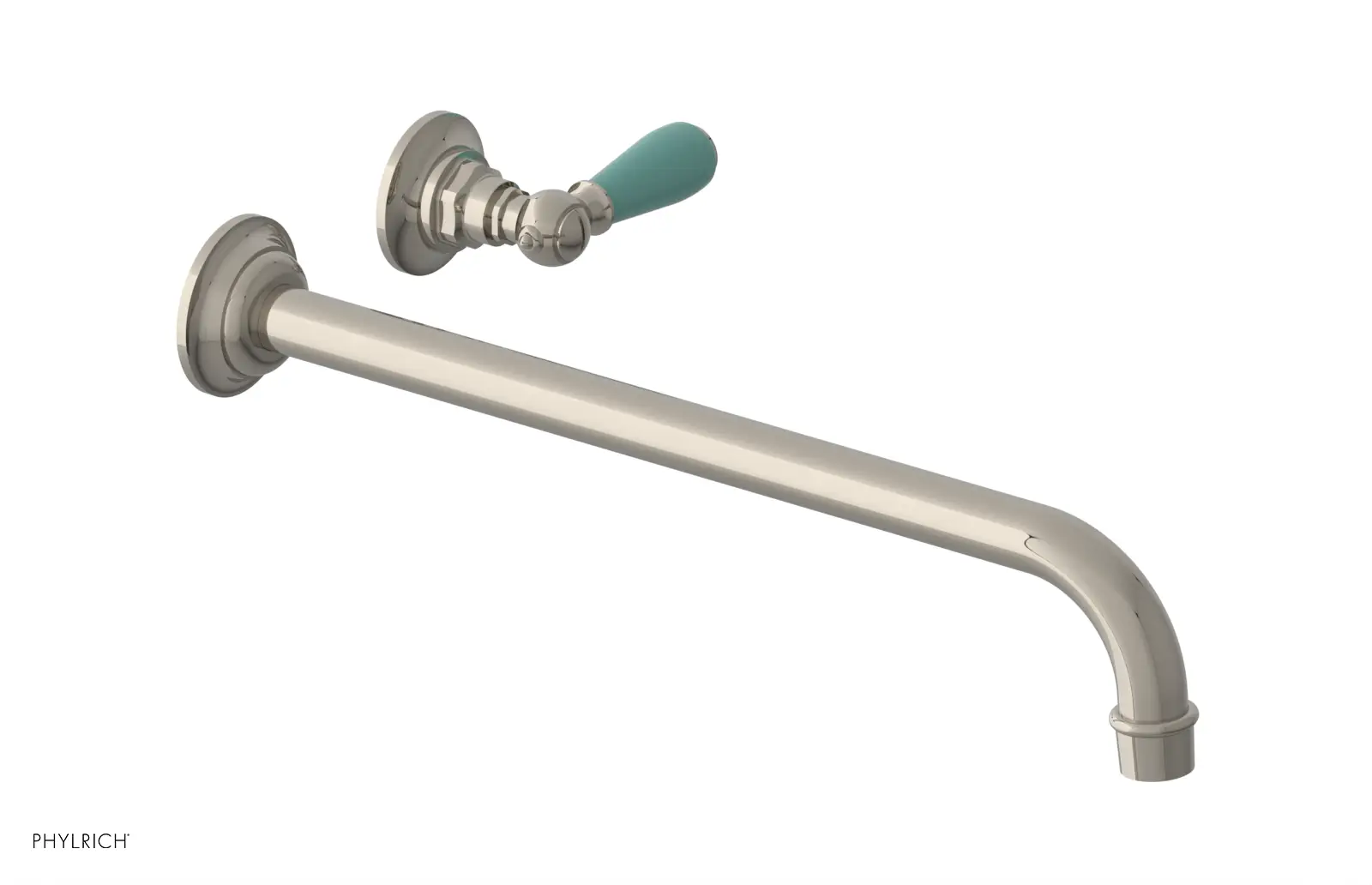 Phylrich Jamestown 14" Spout Single Handle Wall Lavatory Set by Phylrich