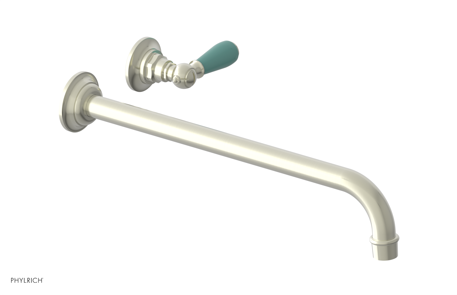 Phylrich Jamestown 14" Spout Single Handle Wall Lavatory Set