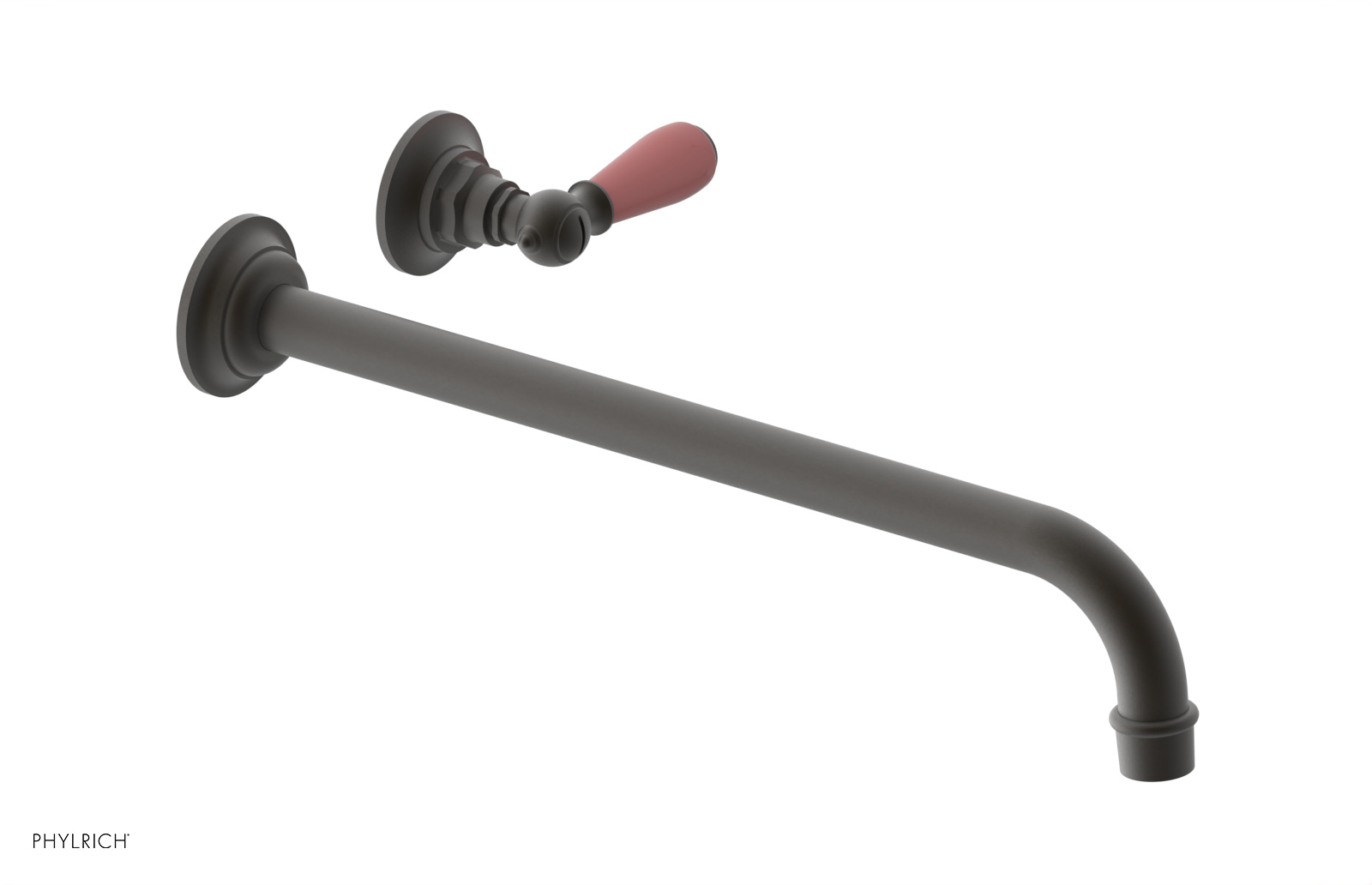 Phylrich Jamestown 14" Spout Single Handle Wall Lavatory Set