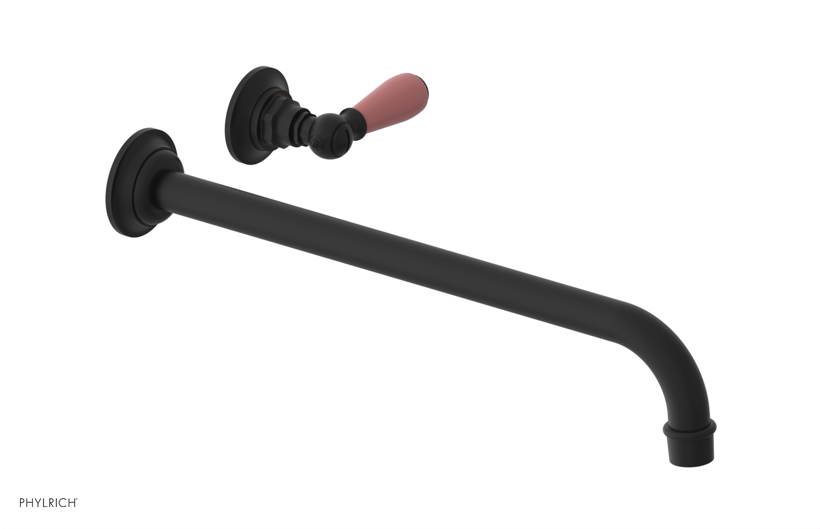 Phylrich Jamestown 14" Spout Single Handle Wall Lavatory Set