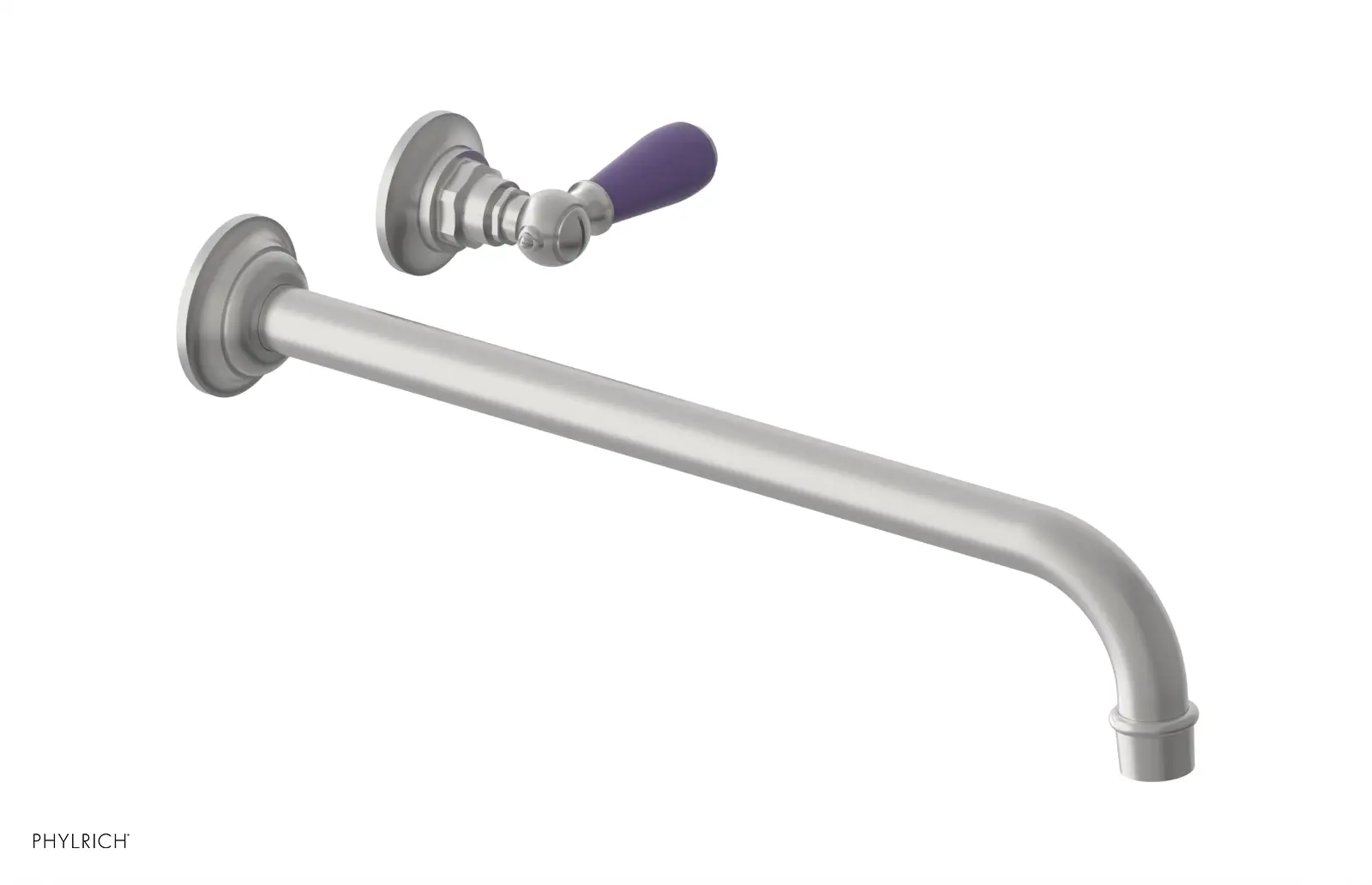 Phylrich Jamestown 14" Spout Single Handle Wall Lavatory Set by Phylrich