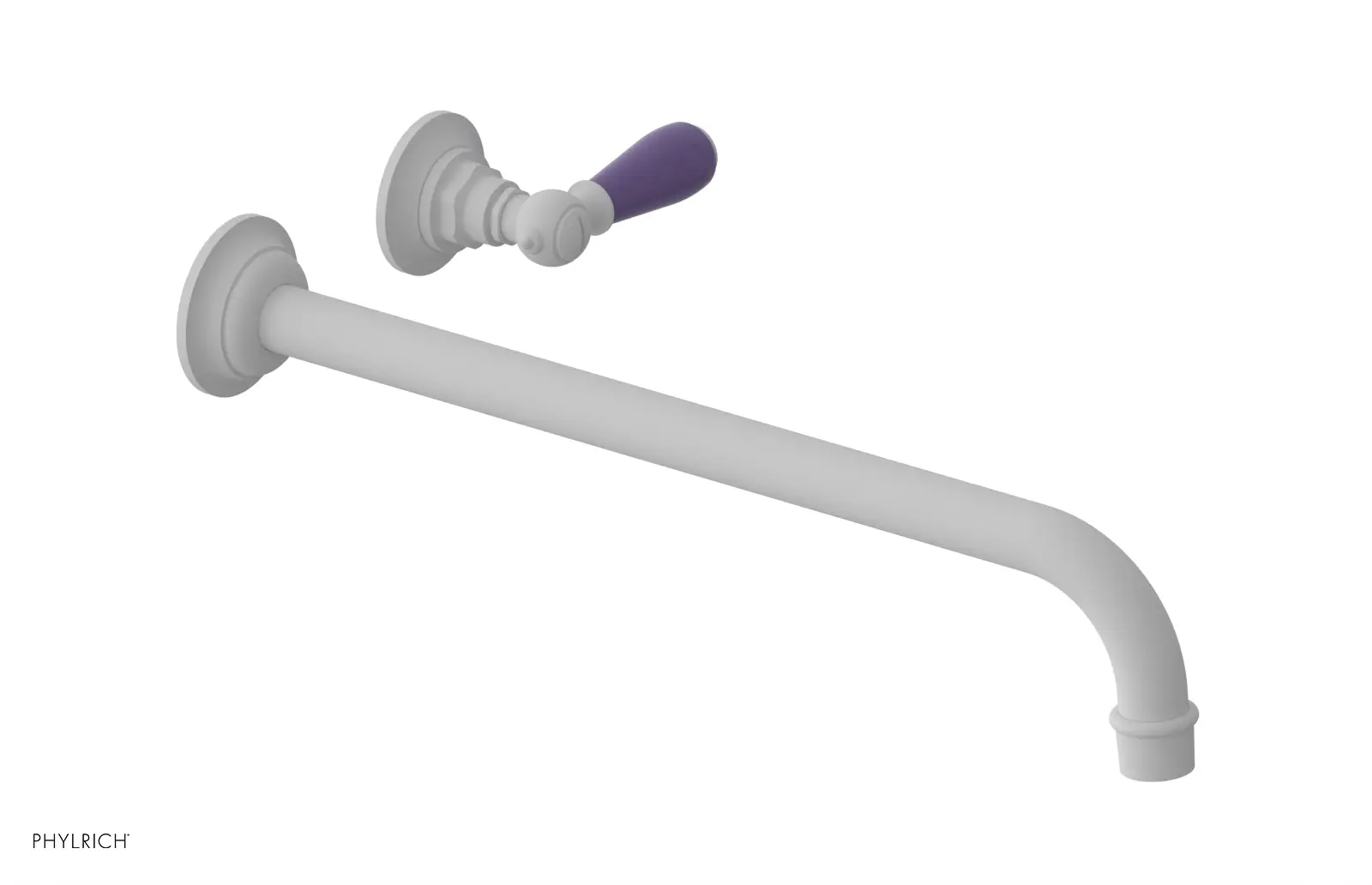Phylrich Jamestown 14" Spout Single Handle Wall Lavatory Set by Phylrich