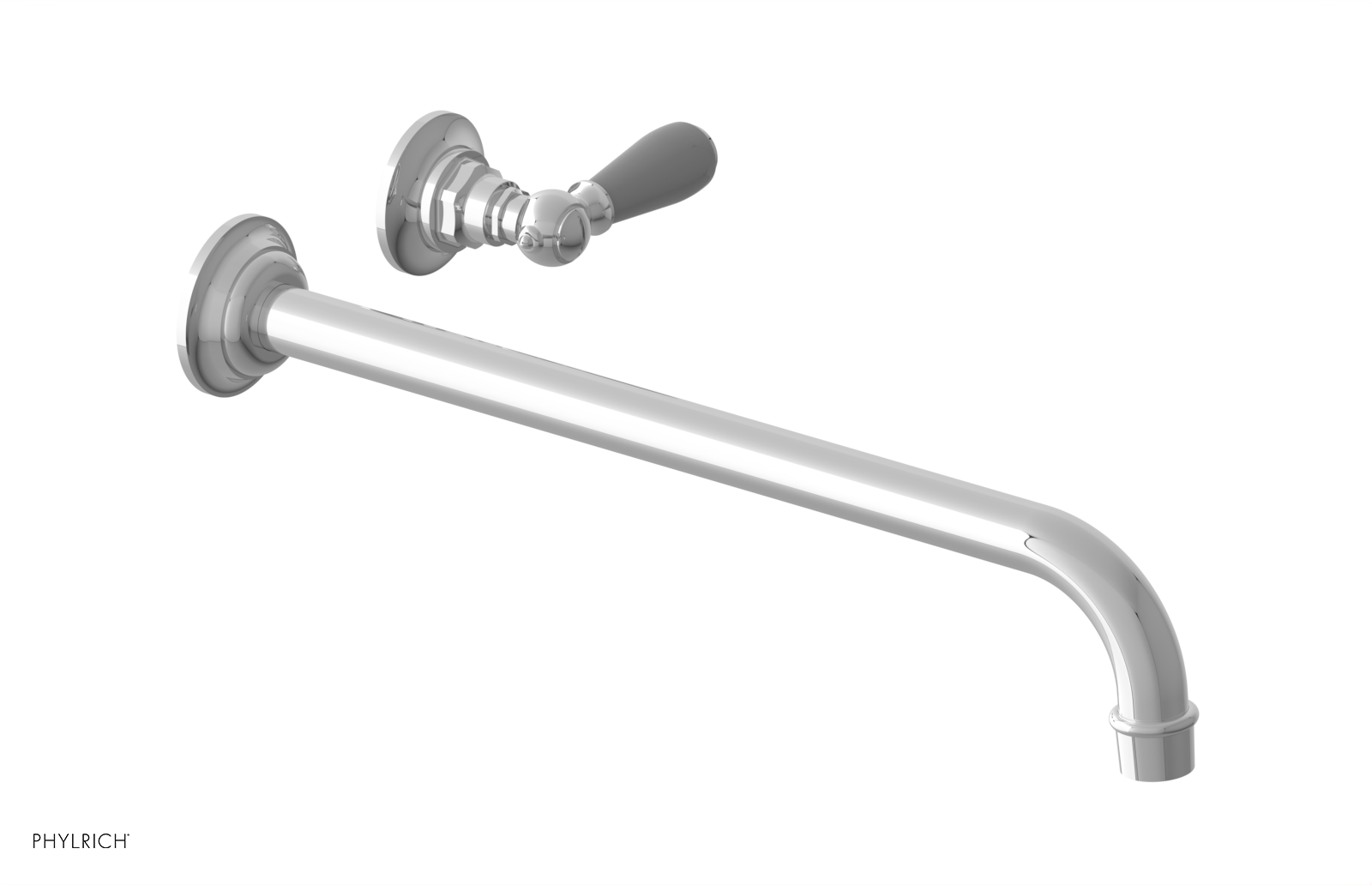 Phylrich Jamestown 14" Spout Single Handle Wall Lavatory Set