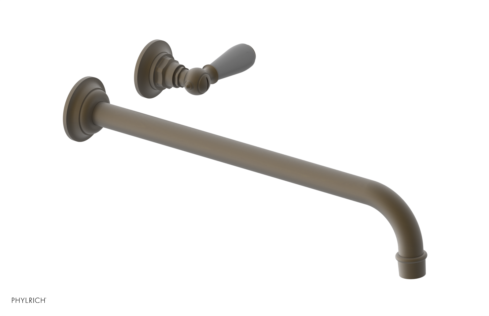 Phylrich Jamestown 14" Spout Single Handle Wall Lavatory Set by Phylrich