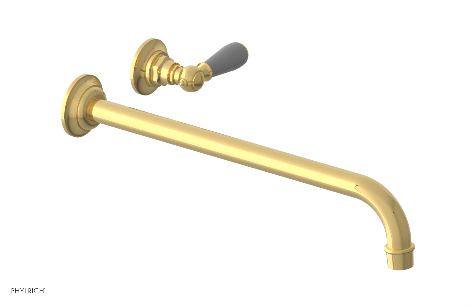 Phylrich Jamestown 14" Spout Single Handle Wall Lavatory Set