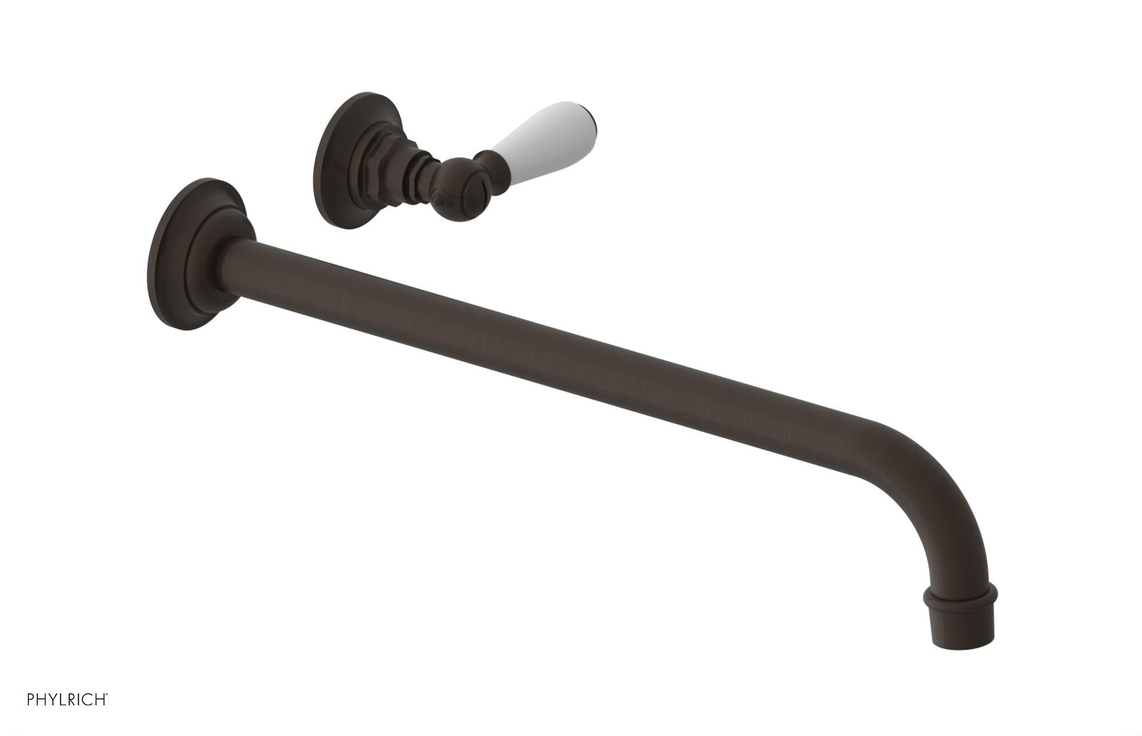 Phylrich Jamestown 14" Spout Single Handle Wall Lavatory Set