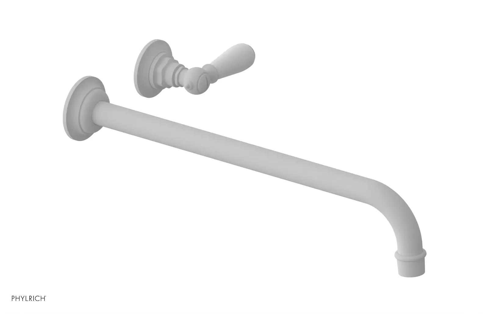 Phylrich Jamestown 14" Spout Single Handle Wall Lavatory Set by Phylrich