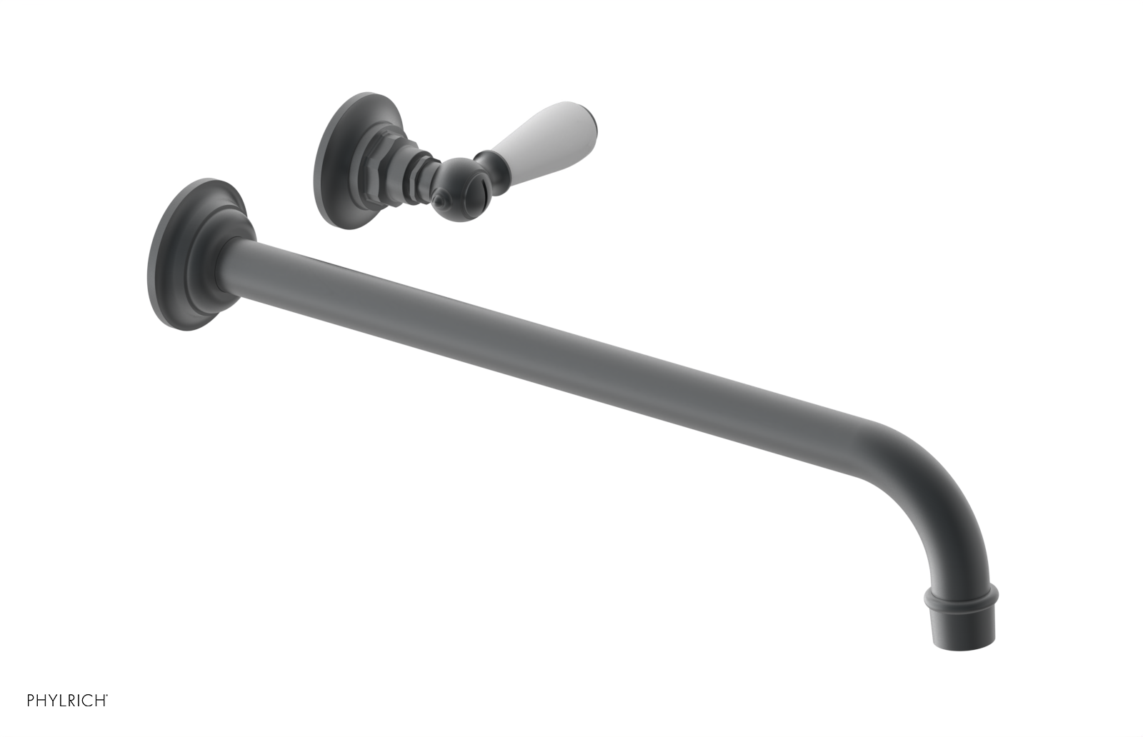 Phylrich Jamestown 14" Spout Single Handle Wall Lavatory Set