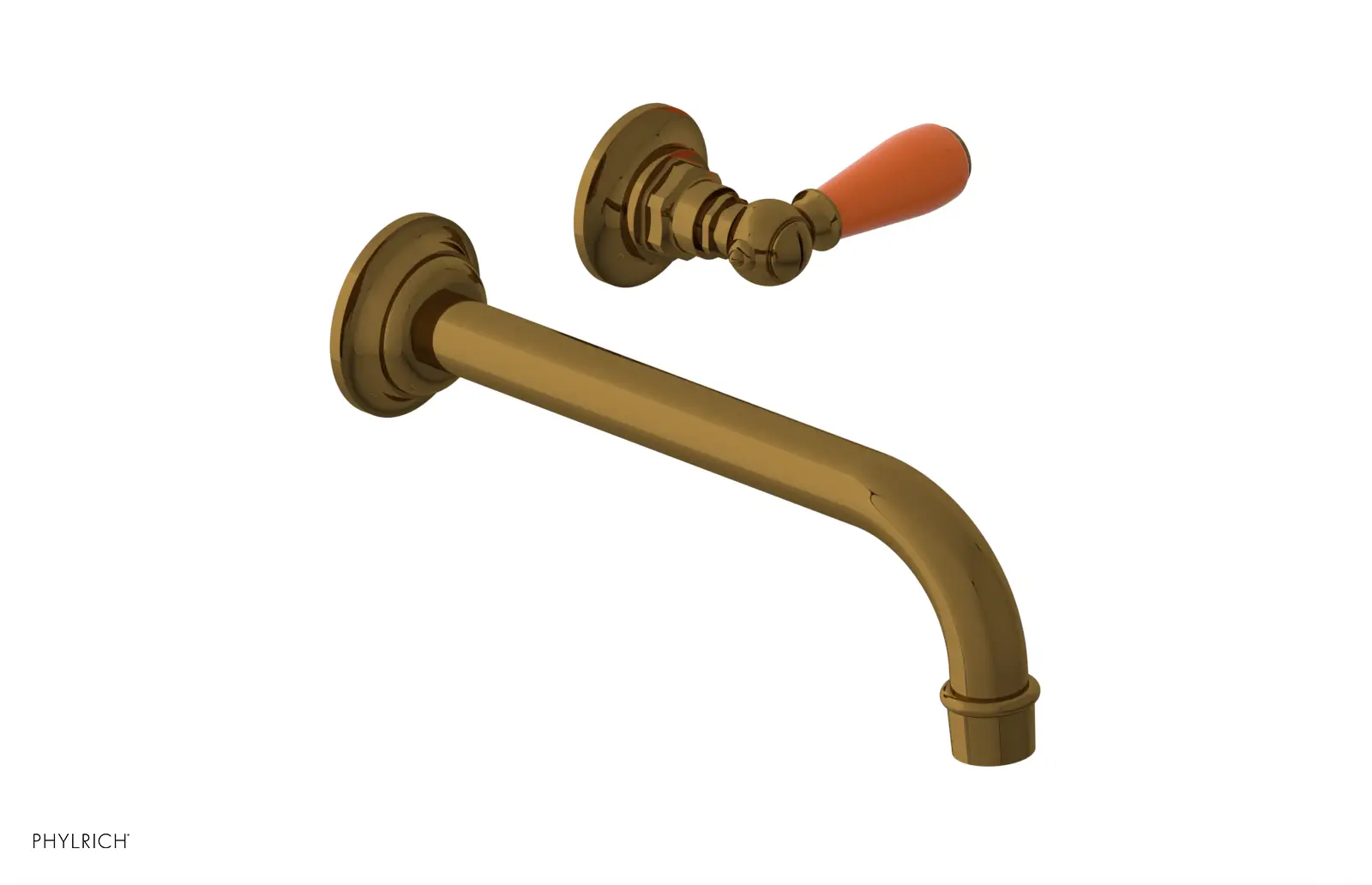 Phylrich Jamestown Single Handle Wall Lavatory Set by Phylrich