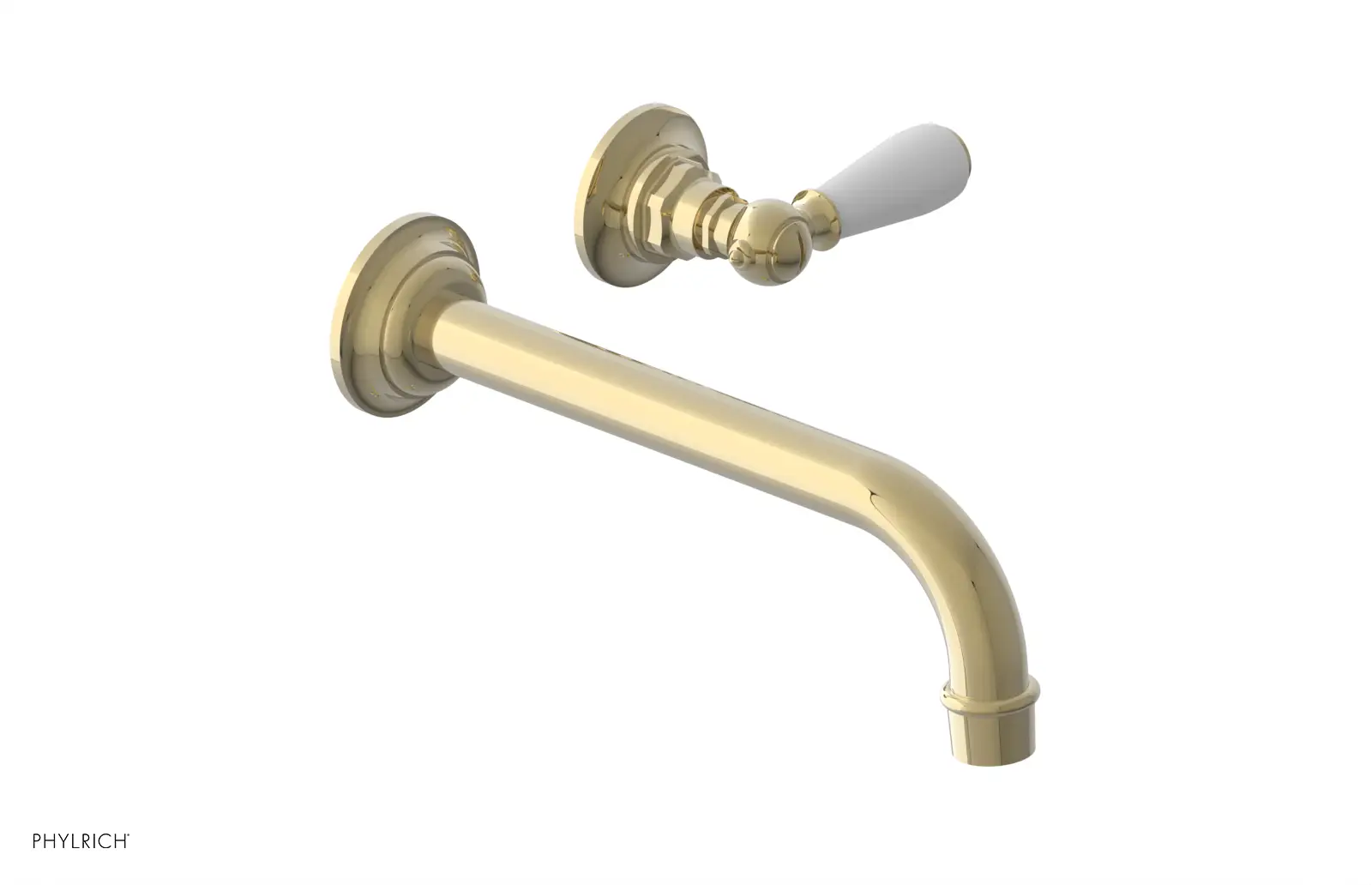 Phylrich Jamestown Single Handle Wall Lavatory Set by Phylrich