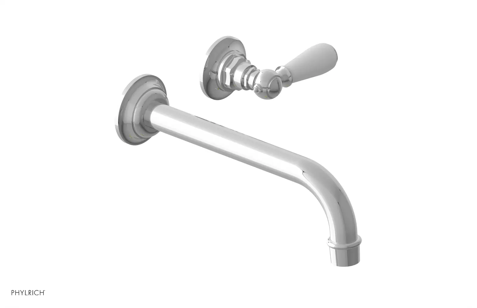 Phylrich Jamestown Single Handle Wall Lavatory Set by Phylrich