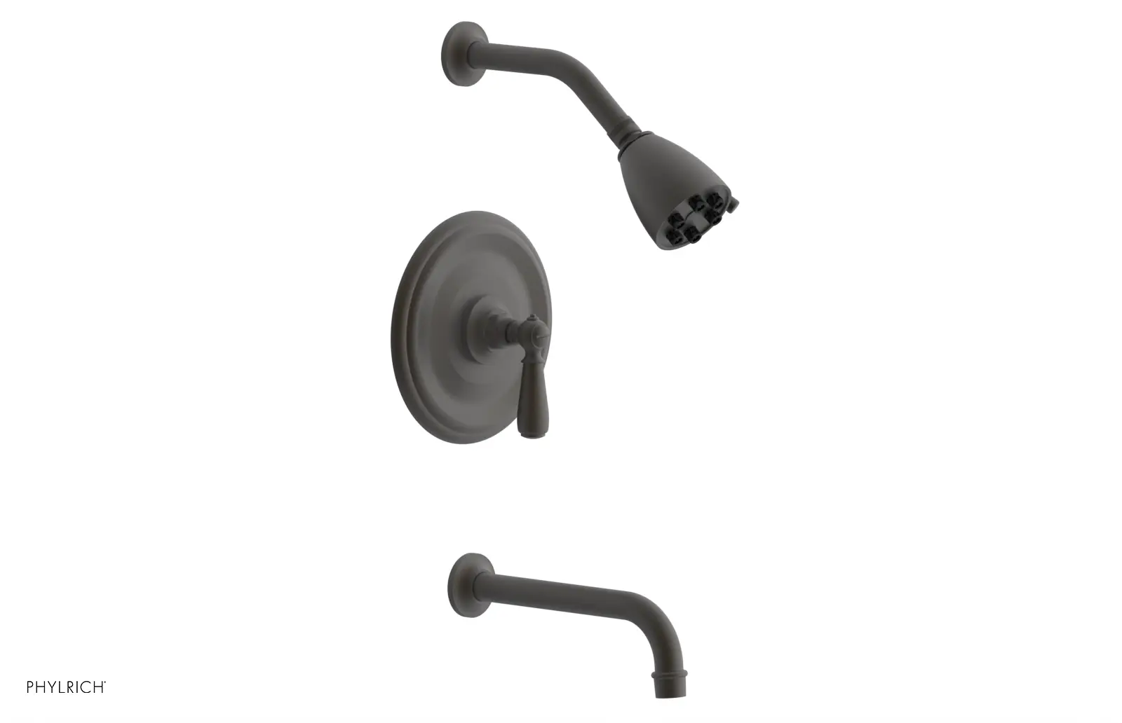 Phylrich Jamestown Pressure Balance Tub and Shower Set with Lever Handle by Phylrich