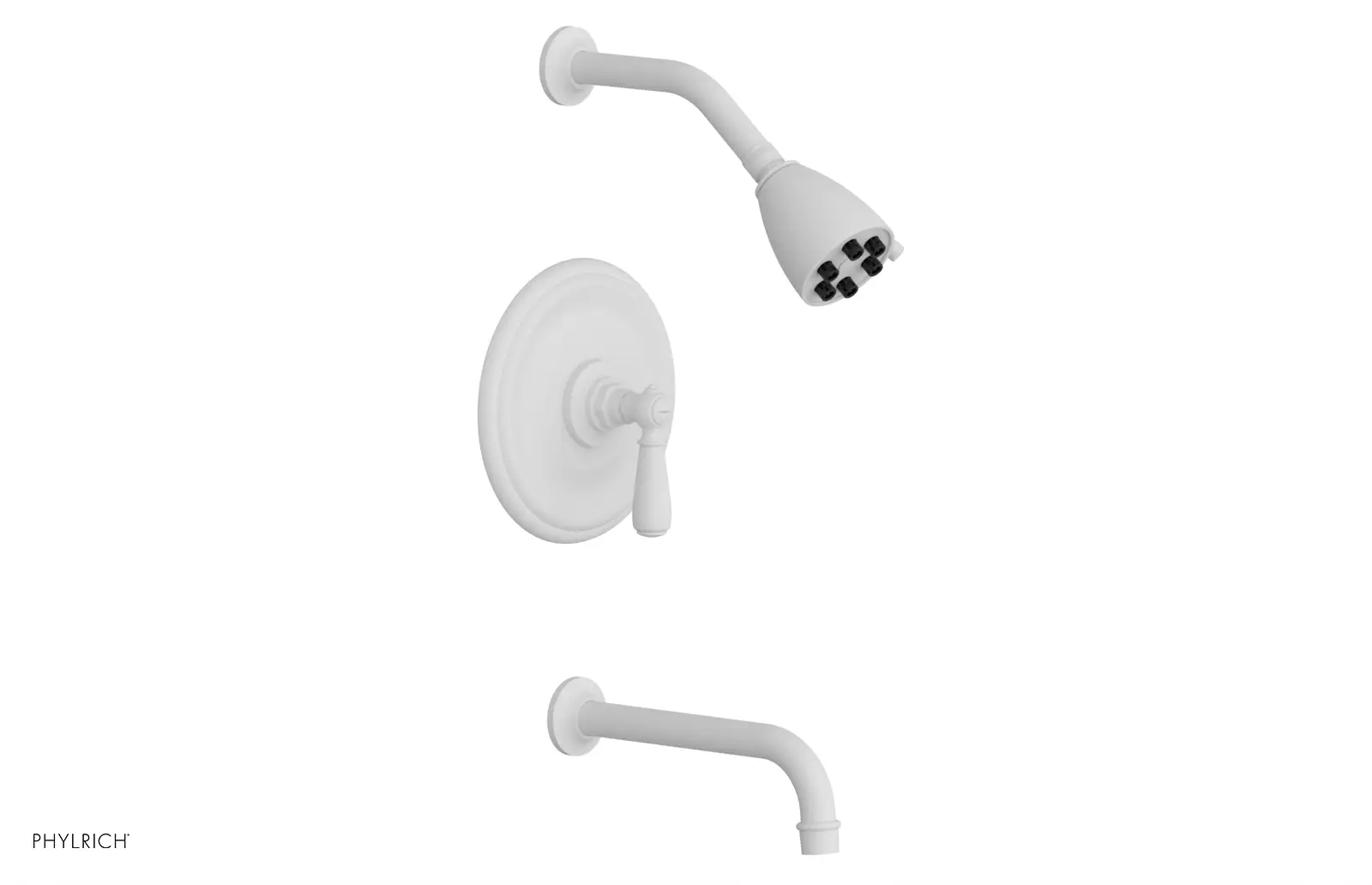 Phylrich Jamestown Pressure Balance Tub and Shower Set with Lever Handle by Phylrich