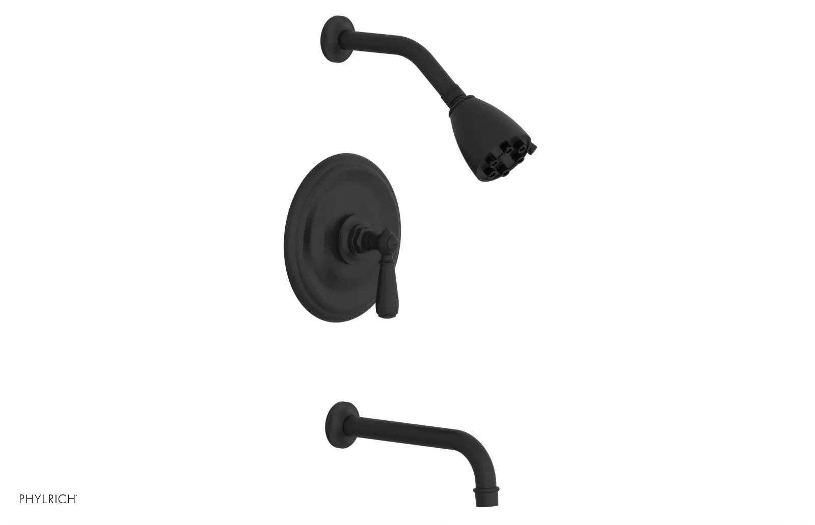 Phylrich Jamestown Pressure Balance Tub and Shower Set with Lever Handle by Phylrich