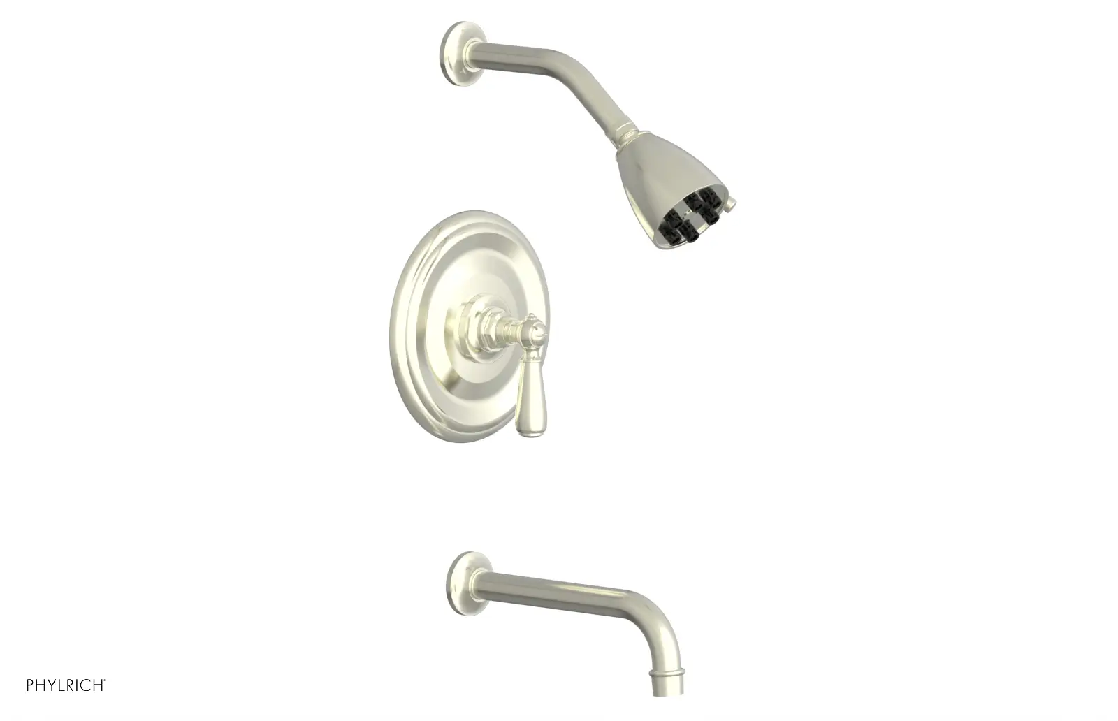 Phylrich Jamestown Pressure Balance Tub and Shower Set with Lever Handle by Phylrich