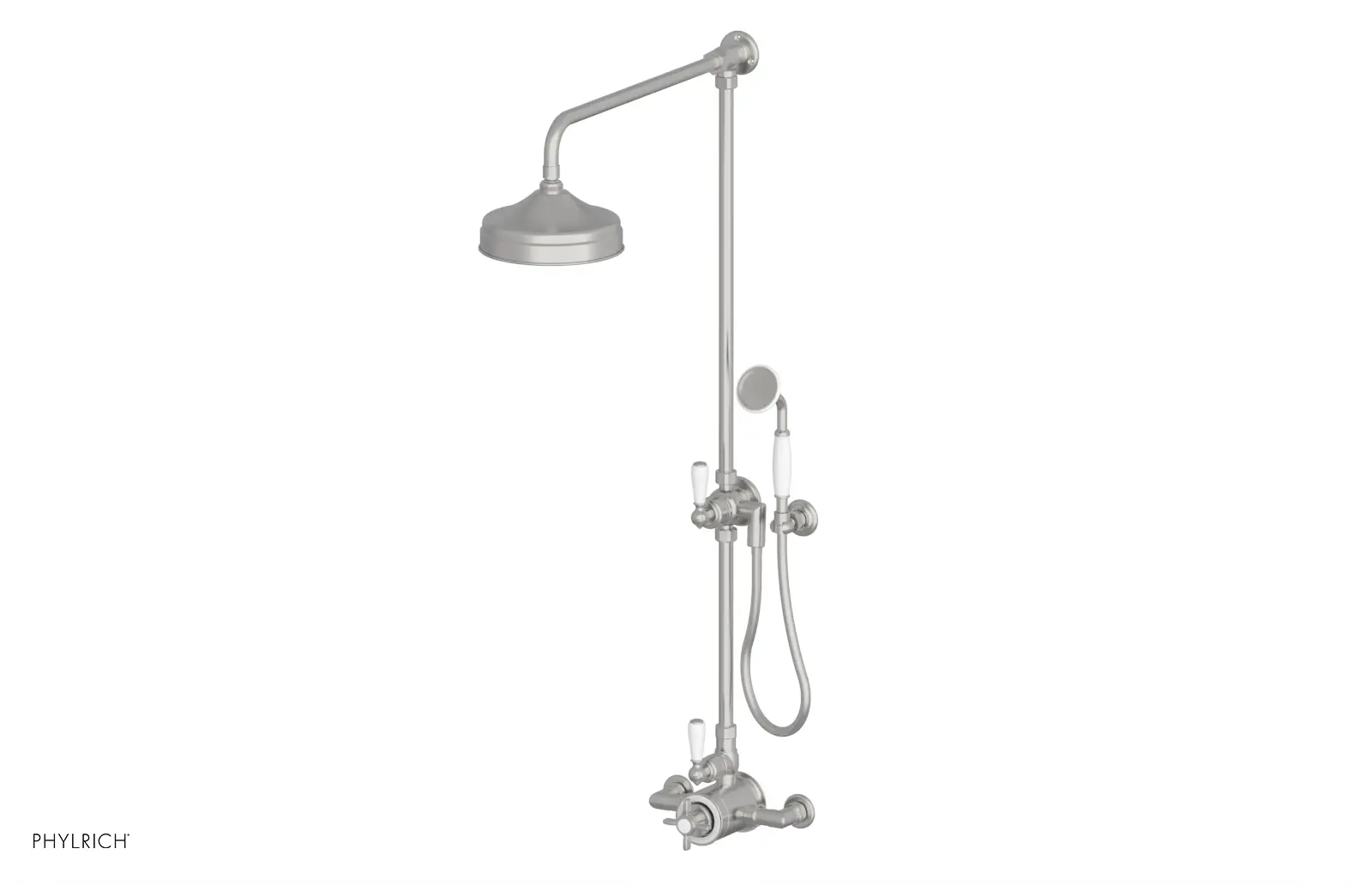 Phylrich Jamestown Exposed Shower with Hand Shower by Phylrich