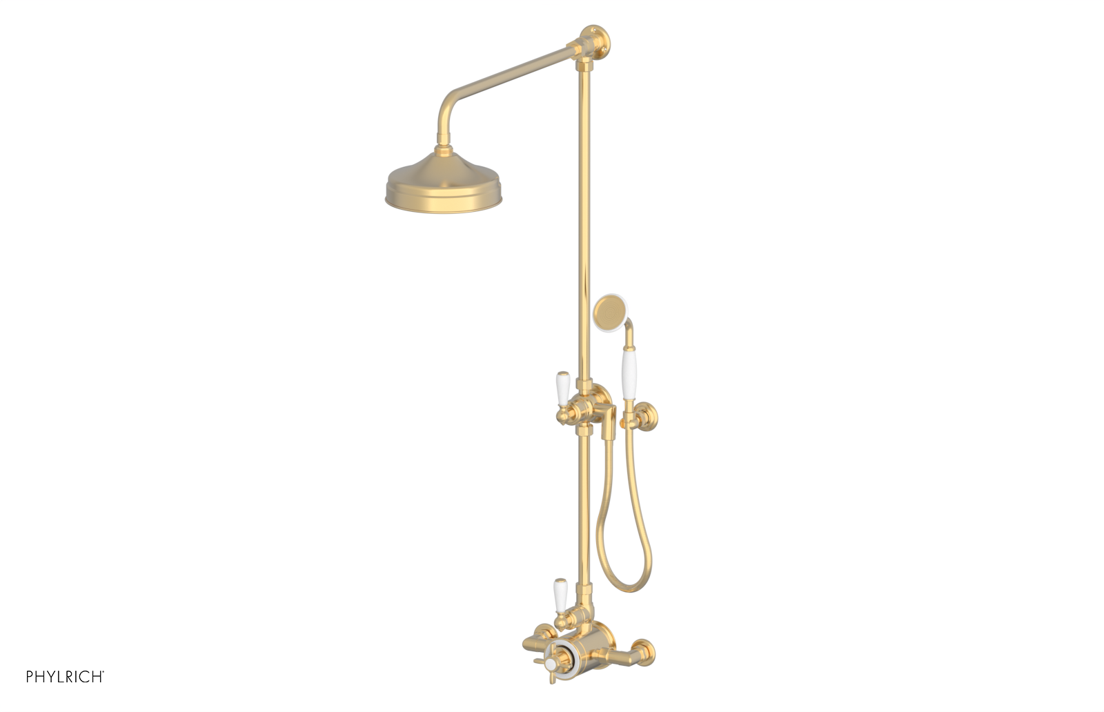 Phylrich Jamestown Exposed Shower with Hand Shower