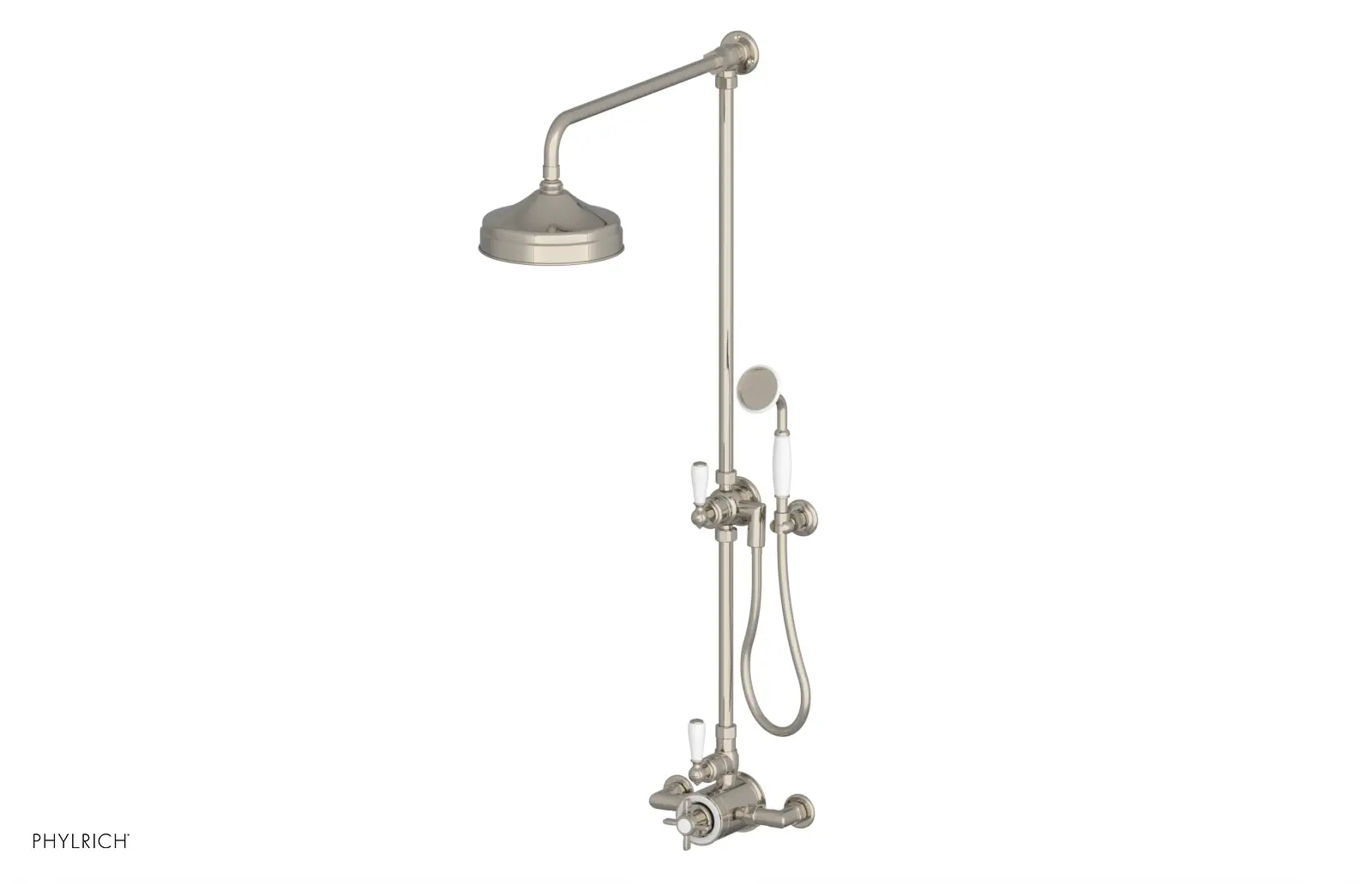 Phylrich Jamestown Exposed Shower with Hand Shower by Phylrich