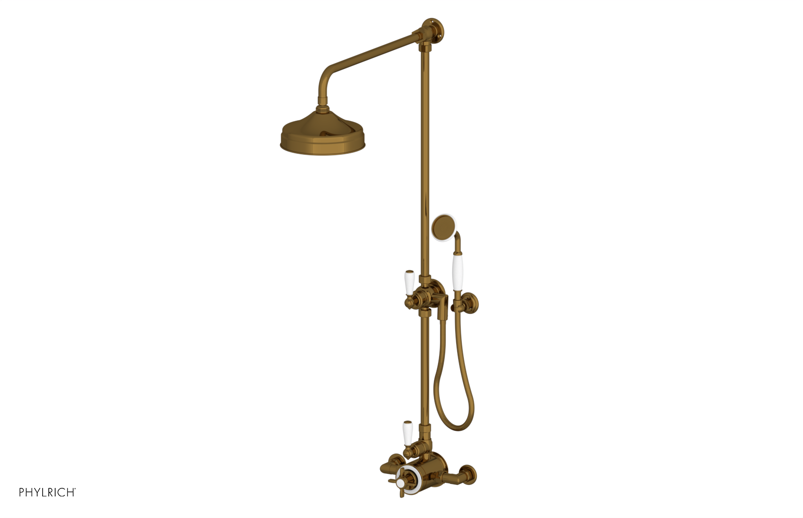 Phylrich Jamestown Exposed Shower with Hand Shower