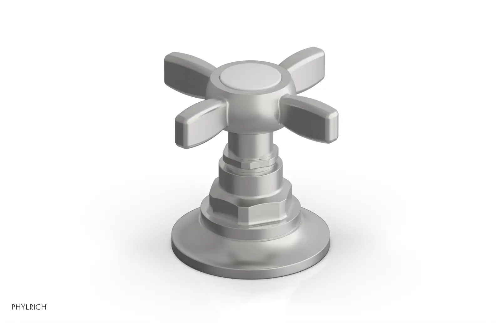 Phylrich Jamestown Volume Control/Diverter Trim with Cross Handle by Phylrich