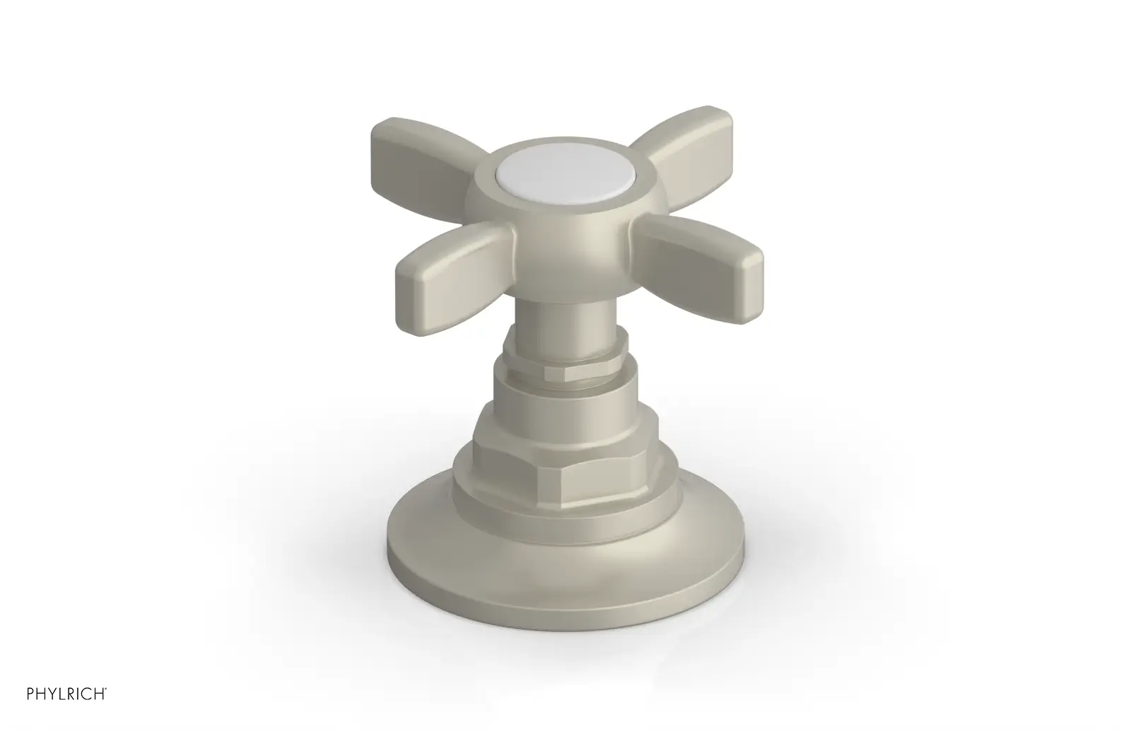 Phylrich Jamestown Volume Control/Diverter Trim with Cross Handle by Phylrich