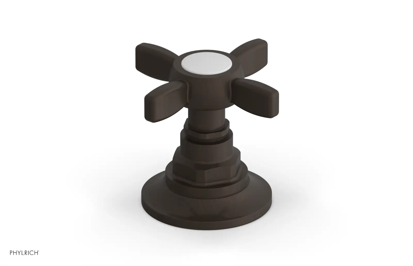 Phylrich Jamestown Volume Control/Diverter Trim with Cross Handle by Phylrich
