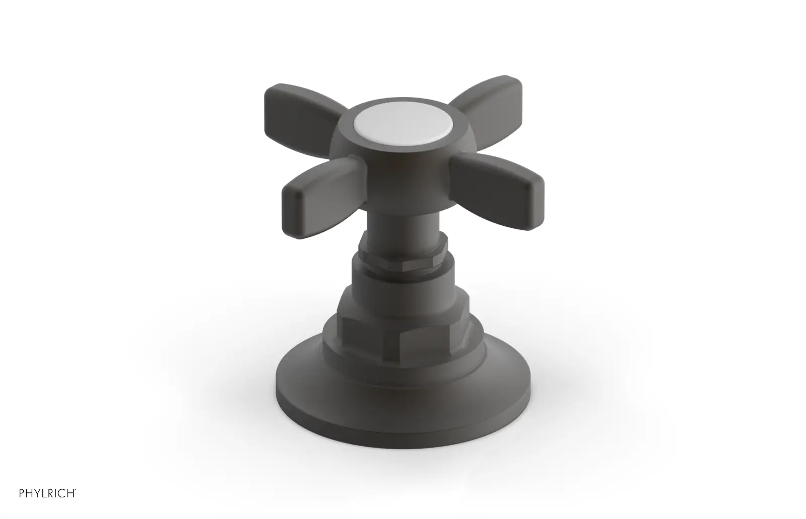 Phylrich Jamestown Volume Control/Diverter Trim with Cross Handle by Phylrich