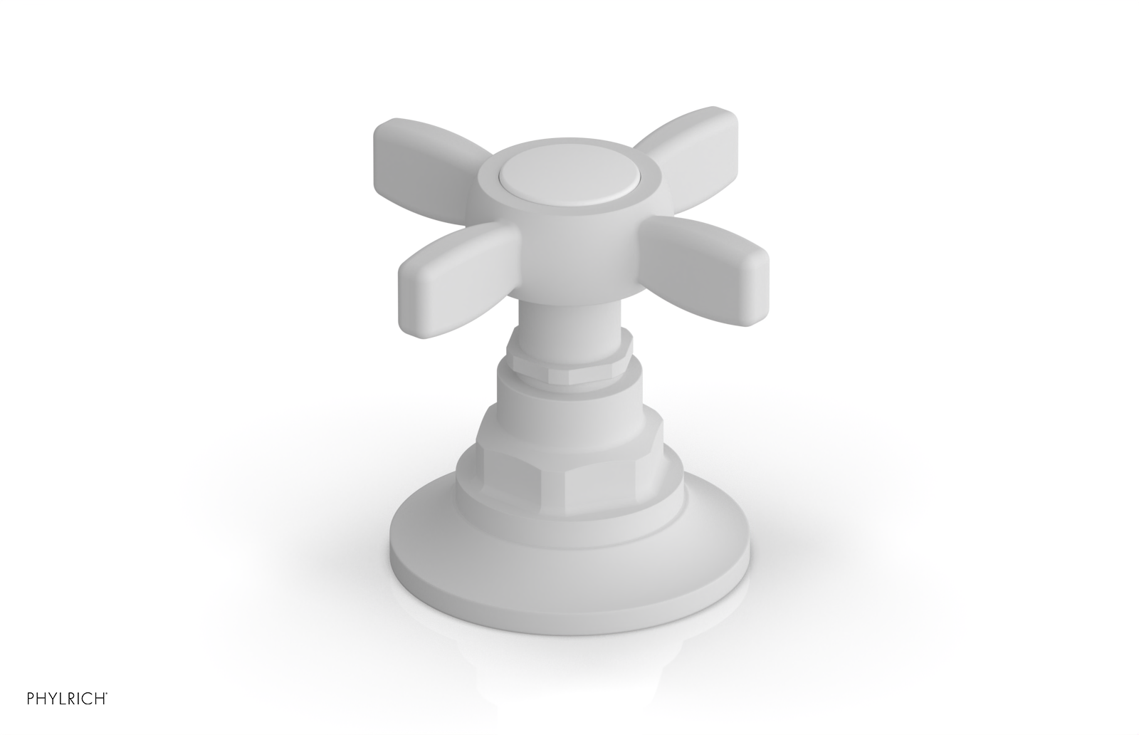 Phylrich Jamestown Volume Control/Diverter Trim with Cross Handle