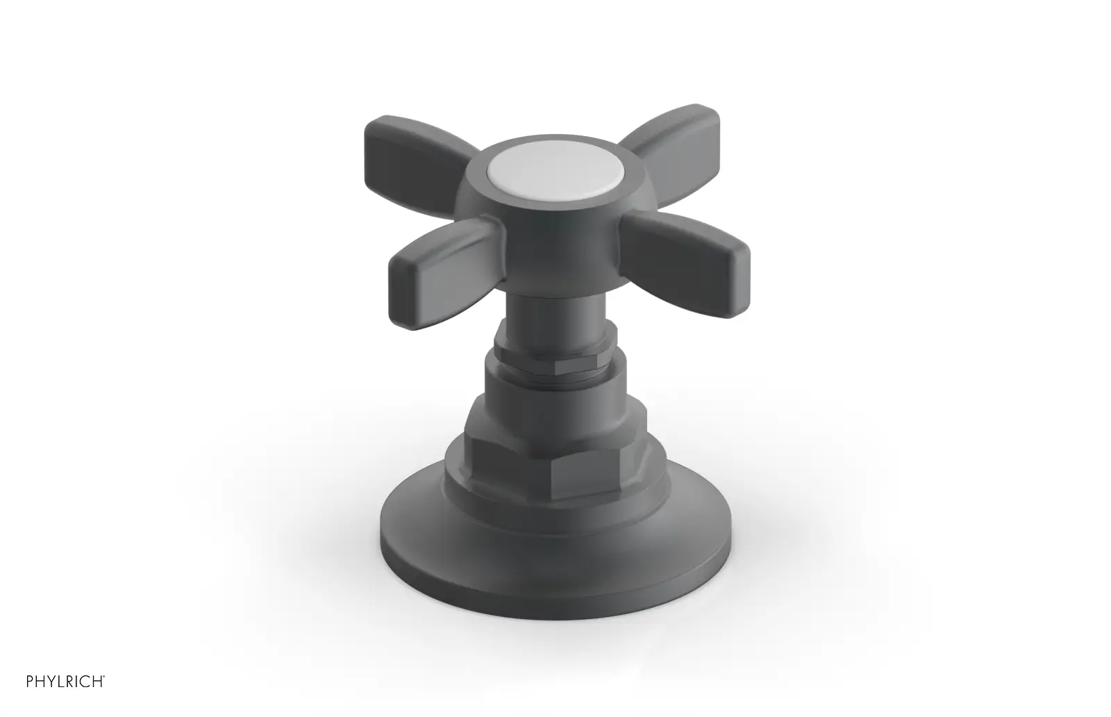 Phylrich Jamestown Volume Control/Diverter Trim with Cross Handle by Phylrich