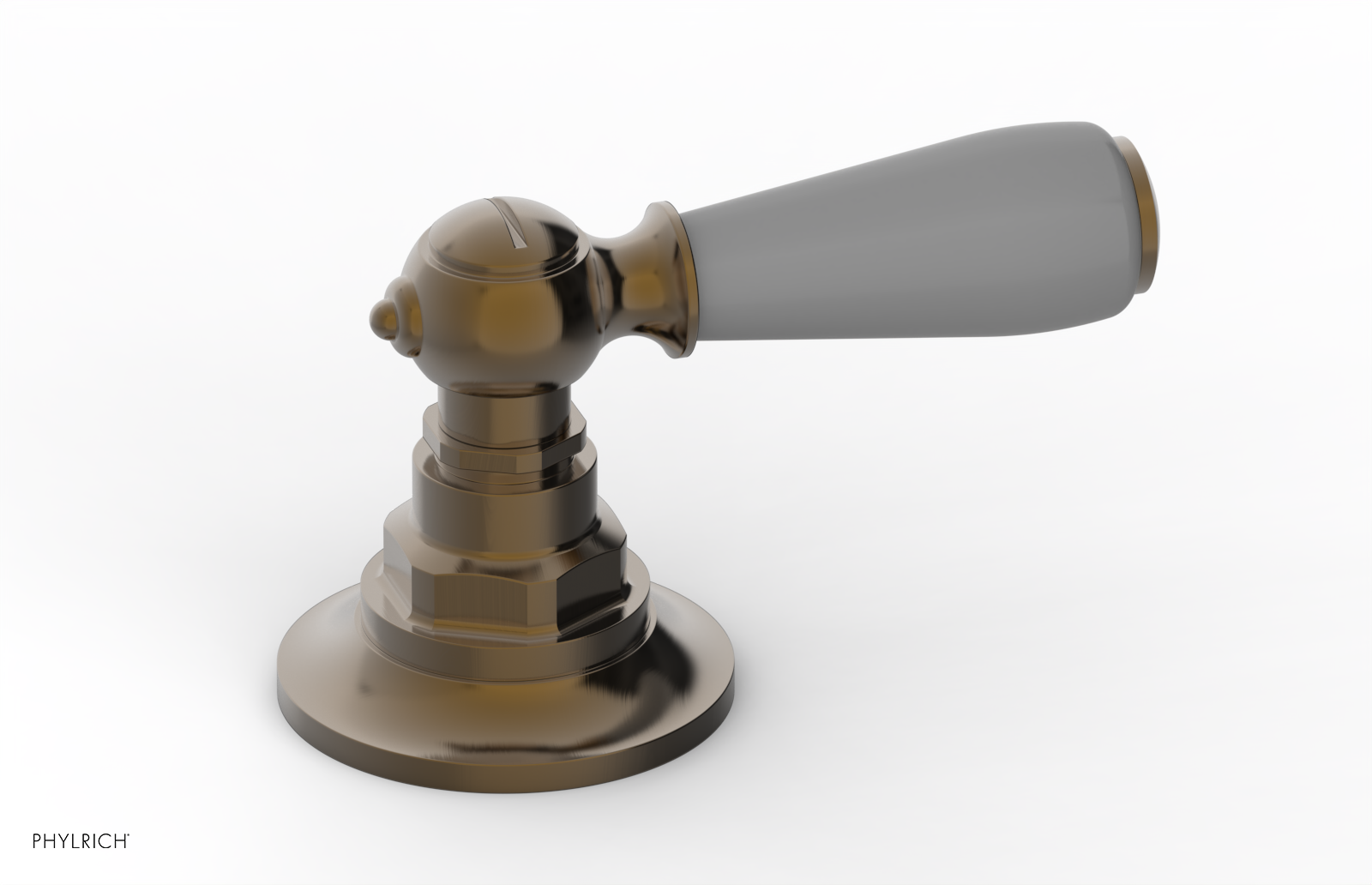 Phylrich Jamestown Volume Control/Diverter Trim with Lever Handle