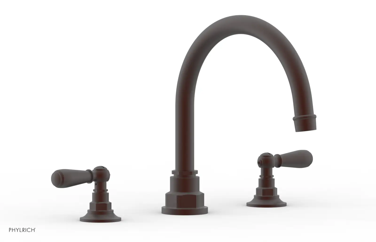 Phylrich Jamestown Deck Tub Set with Lever Handles by Phylrich